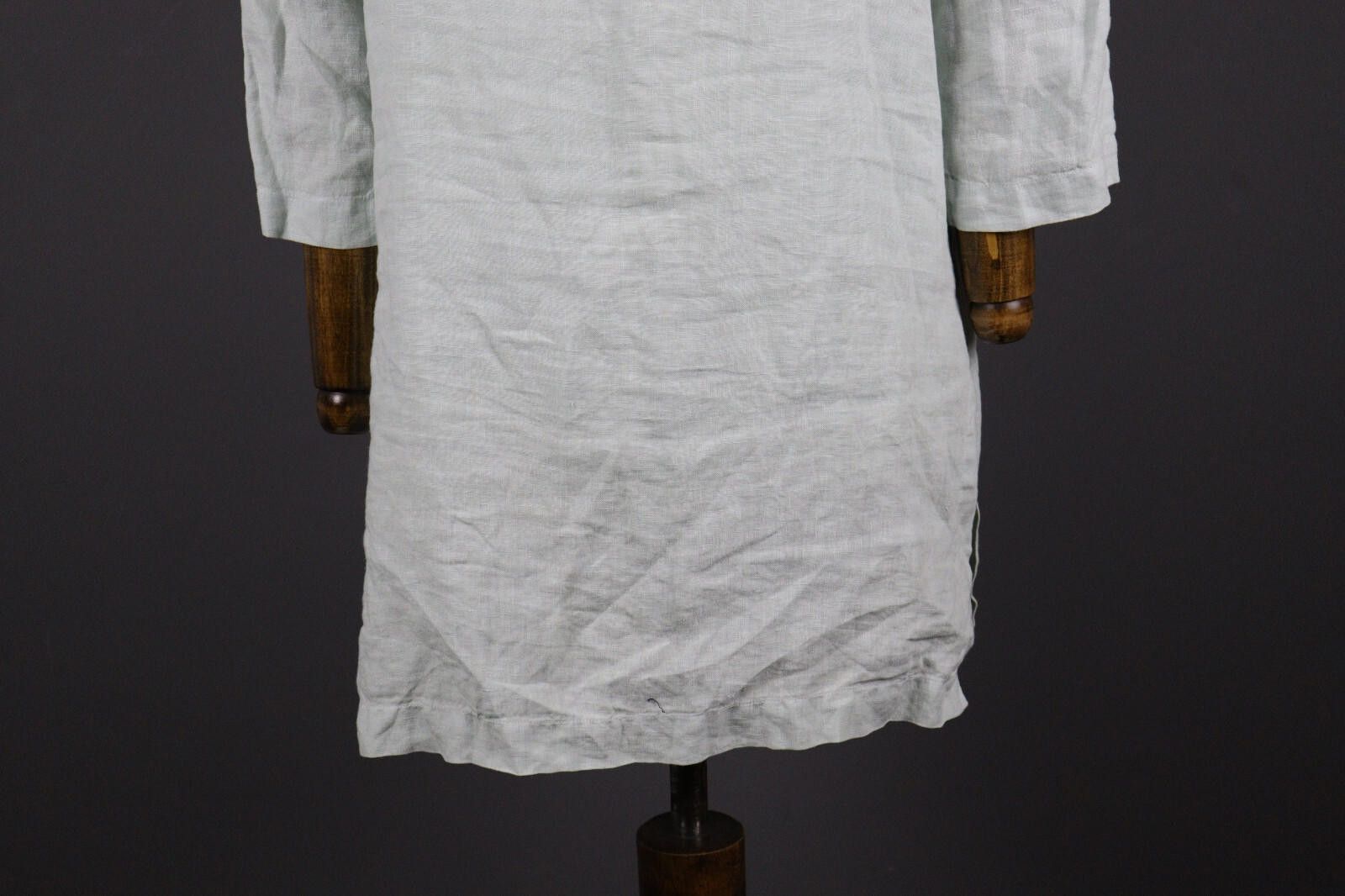 Designer Toast Relaxed Two Pockets 100% Linen Tunic Dress Size XS Size XS / US 0-2 / IT 36-38 - 7 Thumbnail