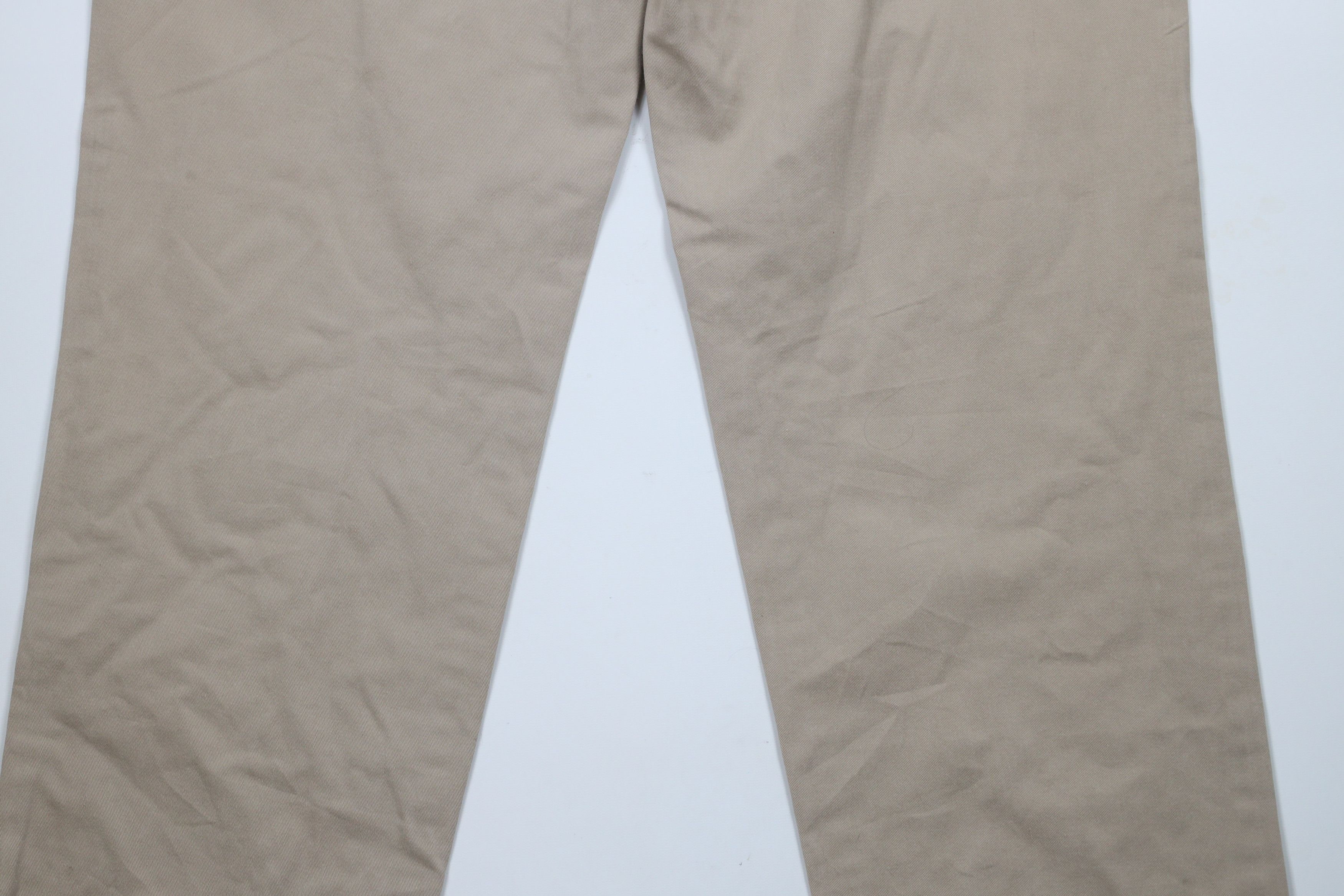 Ralph Lauren × Vintage Vintage 90s Ralph Lauren Chino Pants Beige Cotton USA Size US 36 / EU 52 - 11 Thumbnail
