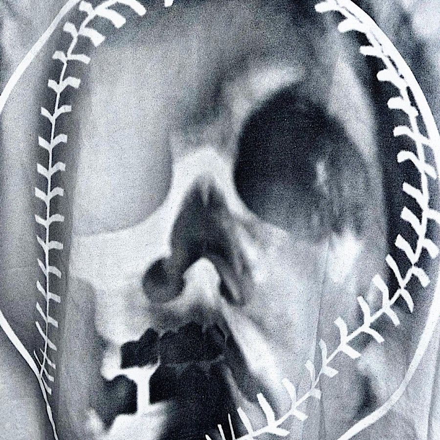 Givenchy Authentic Givenchy 13 AW Riccardo Tisci Baseball Skull Tee Size US S / EU 44-46 / 1 - 2 Thumbnail
