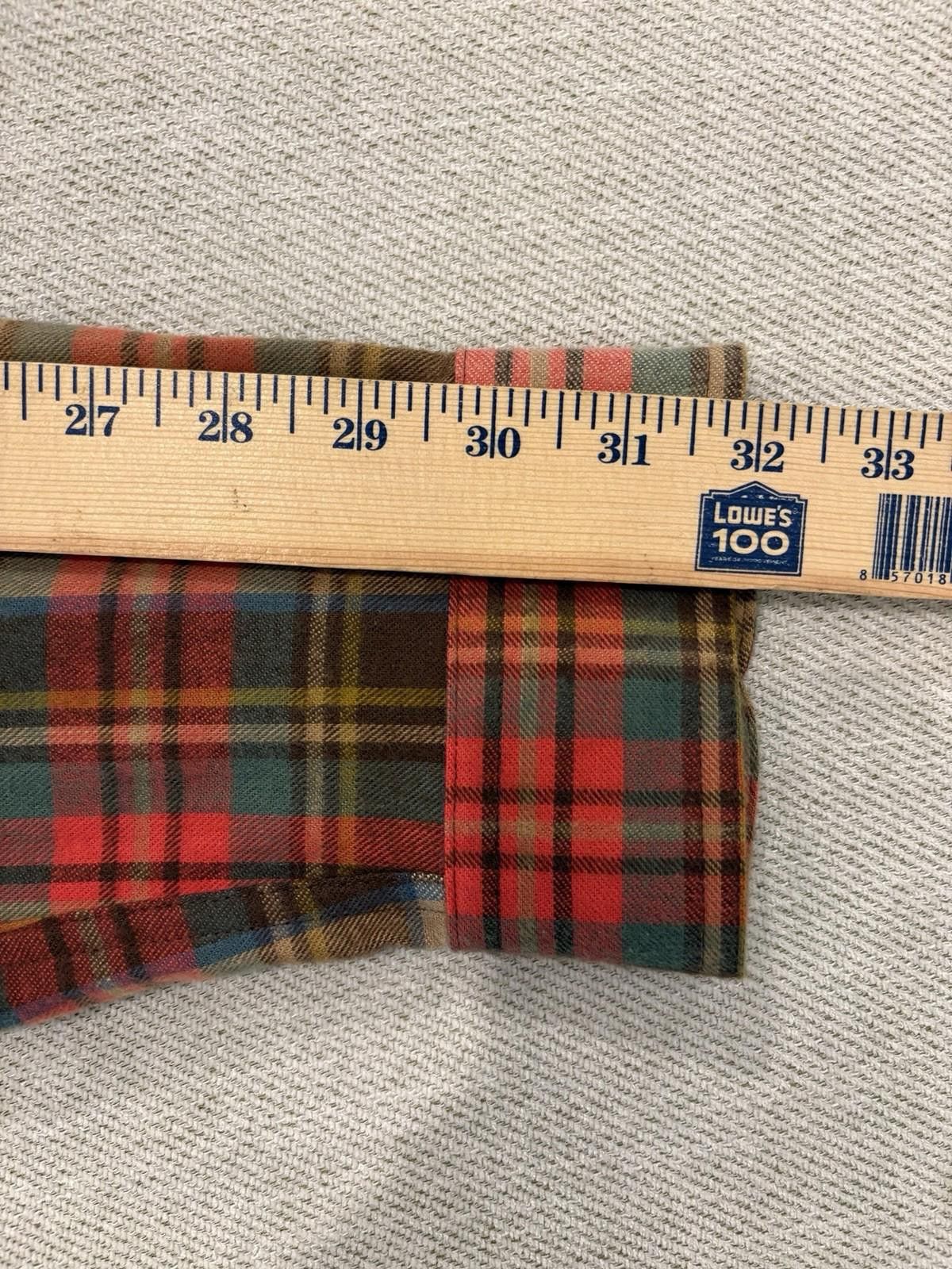 L.L. Bean LL Bean Scotch Plaid Flannel Antique Dress Stewart Sz Large Size US L / EU 52-54 / 3 - 5 Thumbnail