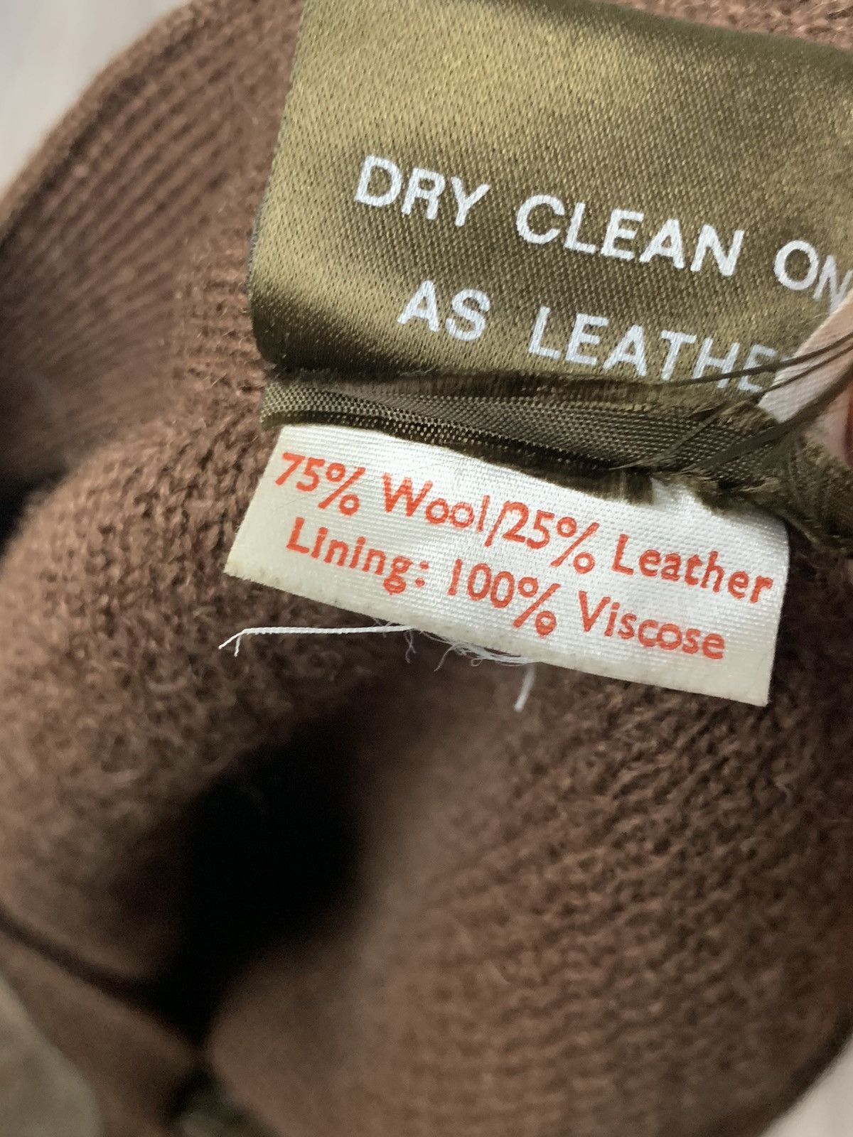 Vintage Rare! Vintage Real Suede Wool Leather Cardigan Jacket Size US L / EU 52-54 / 3 - 5 Thumbnail