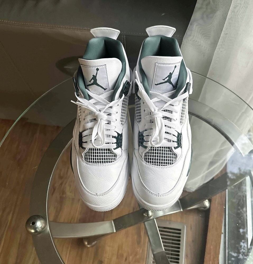 Jordan Brand Nike Air Jordan 4 Oxidized Green Og Retro Size 12 Men’s Size US 12 / EU 45 - 3 Thumbnail