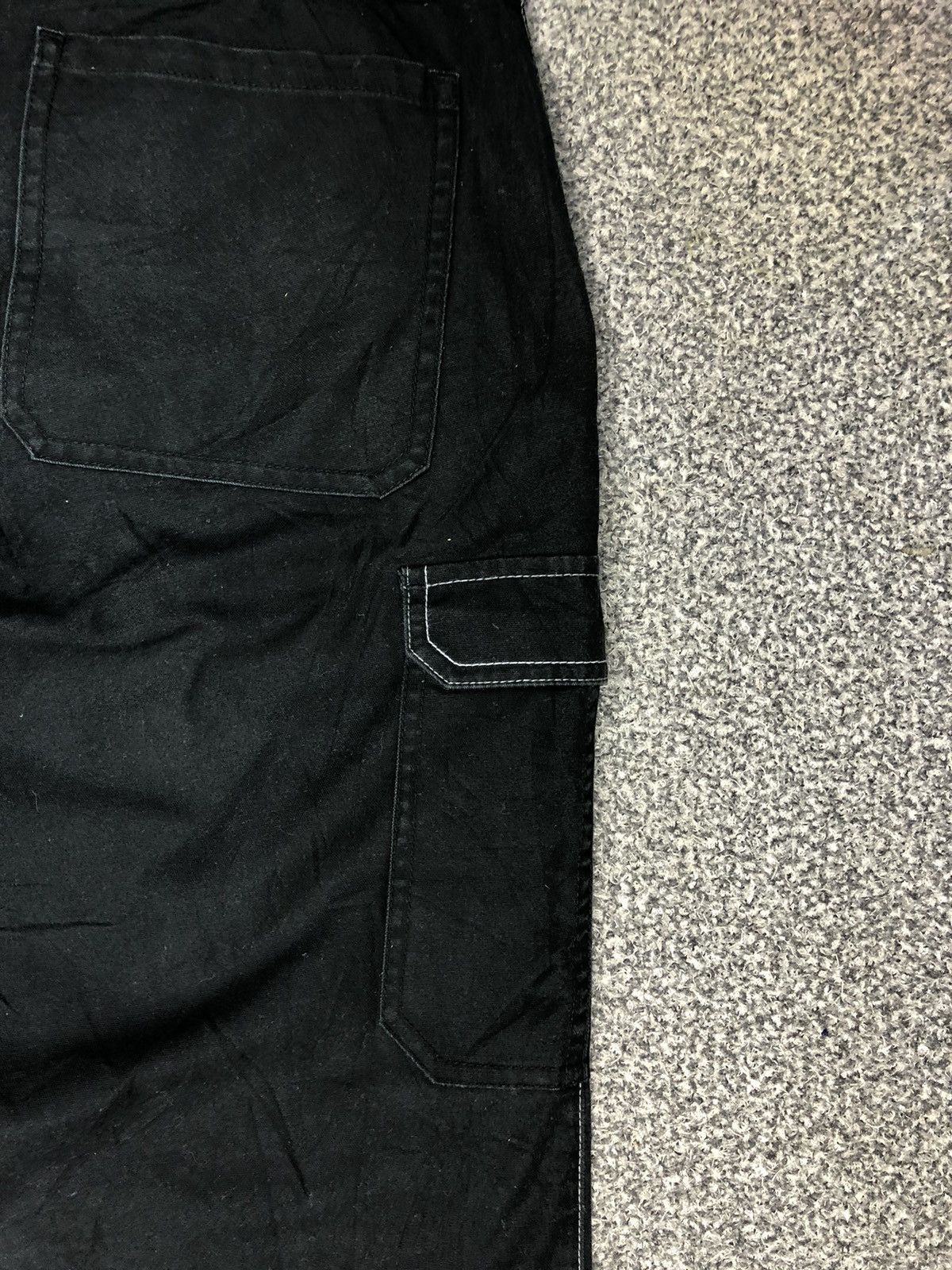 Carhartt × Vintage Japanese Brands Black Baggy Adidas Cargopants Size US 32 / EU 48 - 16 Thumbnail