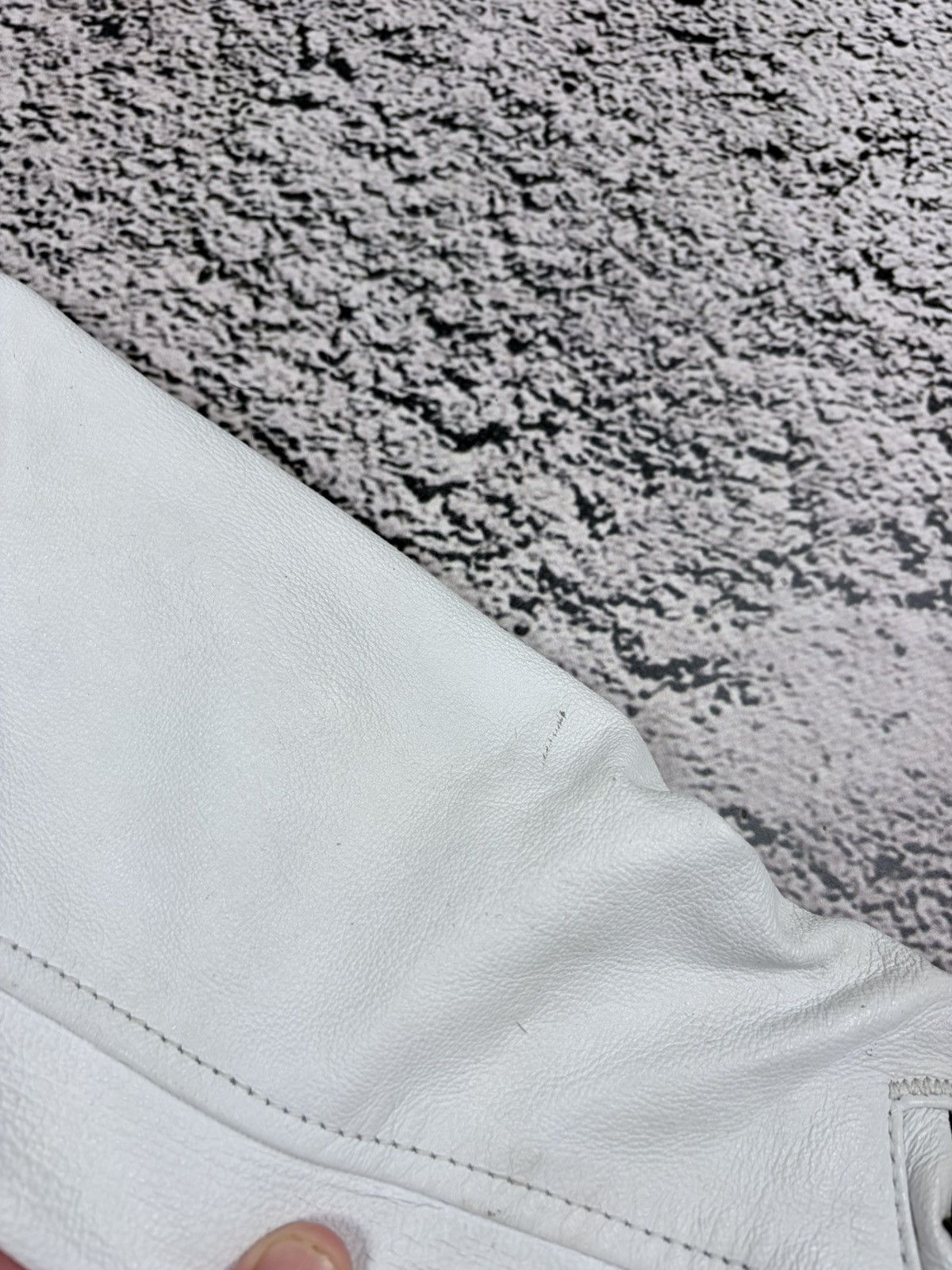 G-Star G-Star Raw Archive White Cowhide Leather Moto Jacket M Size US M / EU 48-50 / 2 - 21 Thumbnail