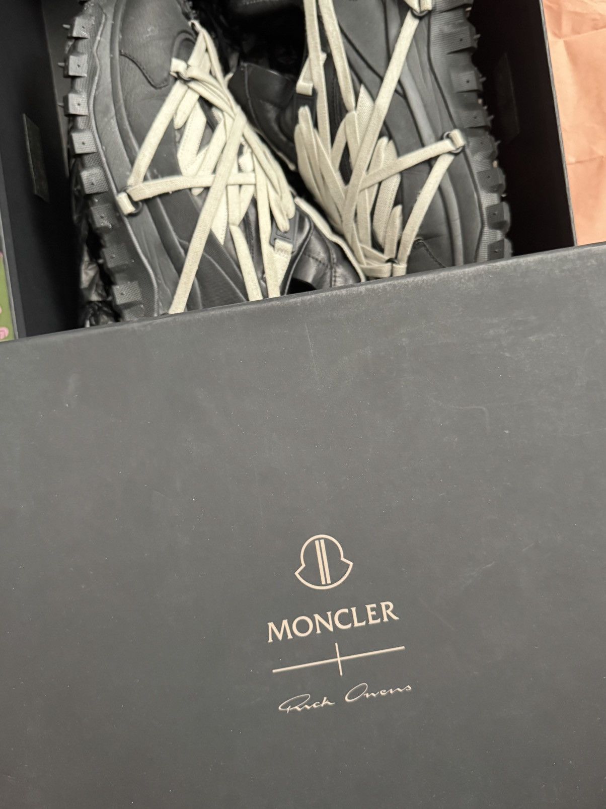 Moncler × Rick Owens Moncler x Rick Owen Trailgrip Megalace Size US 10 / EU 43 - 4 Thumbnail