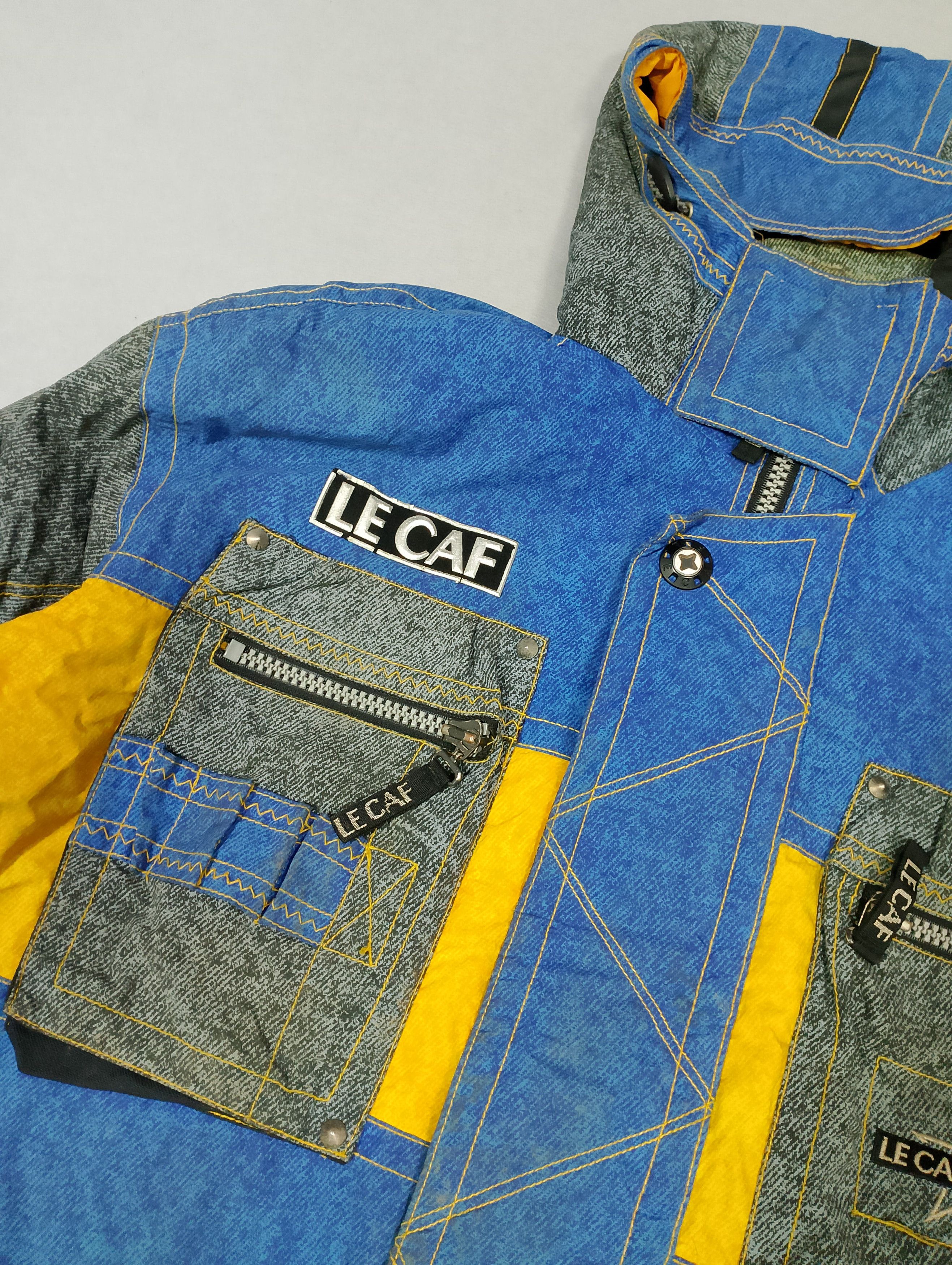 Japanese Brand Vintage 90s LECAF Ski Jacket Size US L / EU 52-54 / 3 - 3 Thumbnail