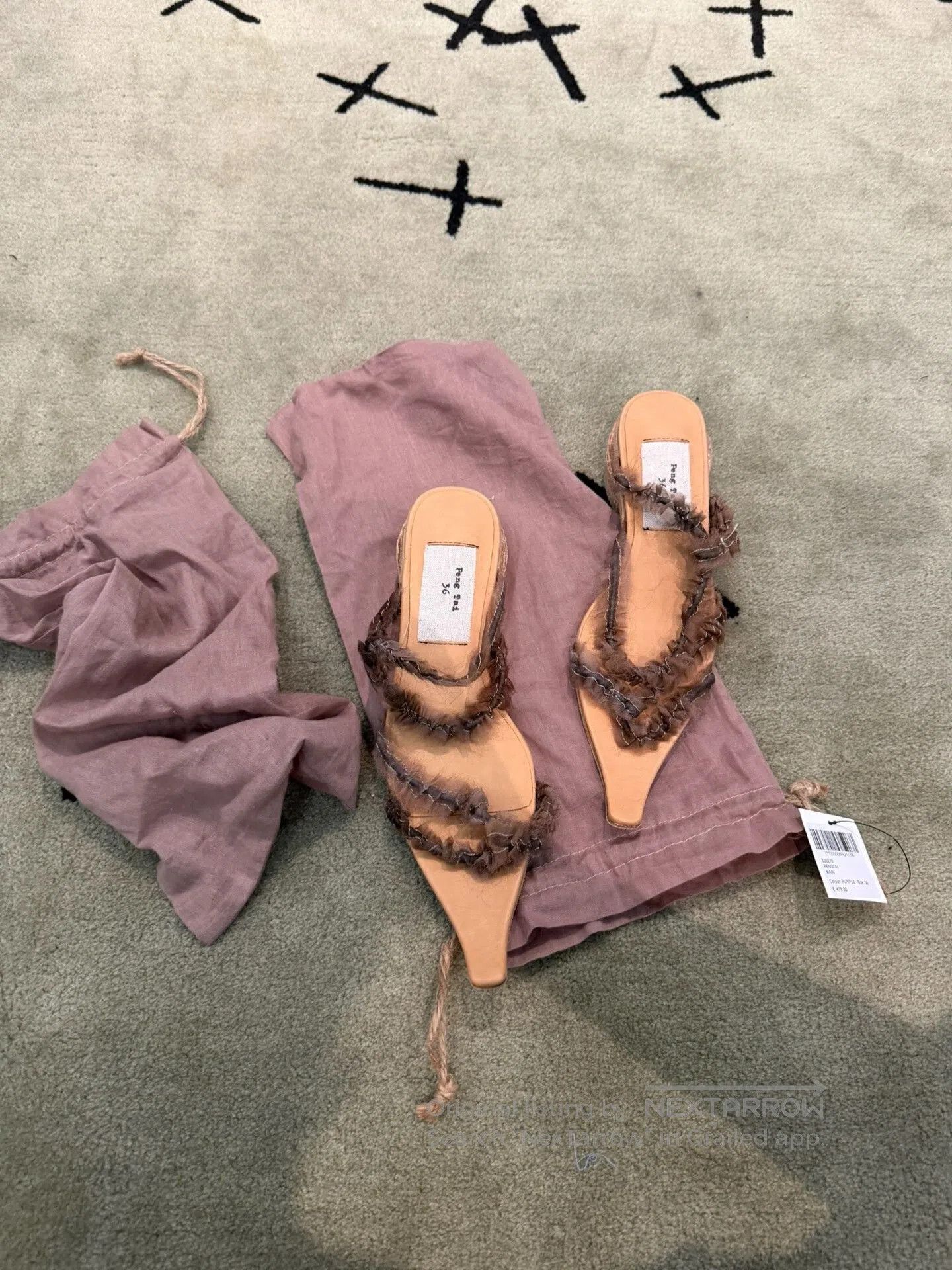 Lace Sandals Size 36.