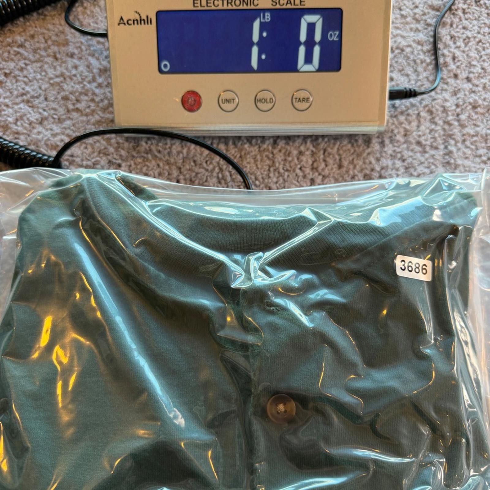 Carhartt Carhartt Mens XL Tall Hunter Green Henley T Shirt Size US XL / EU 56 / 4 - 7 Thumbnail