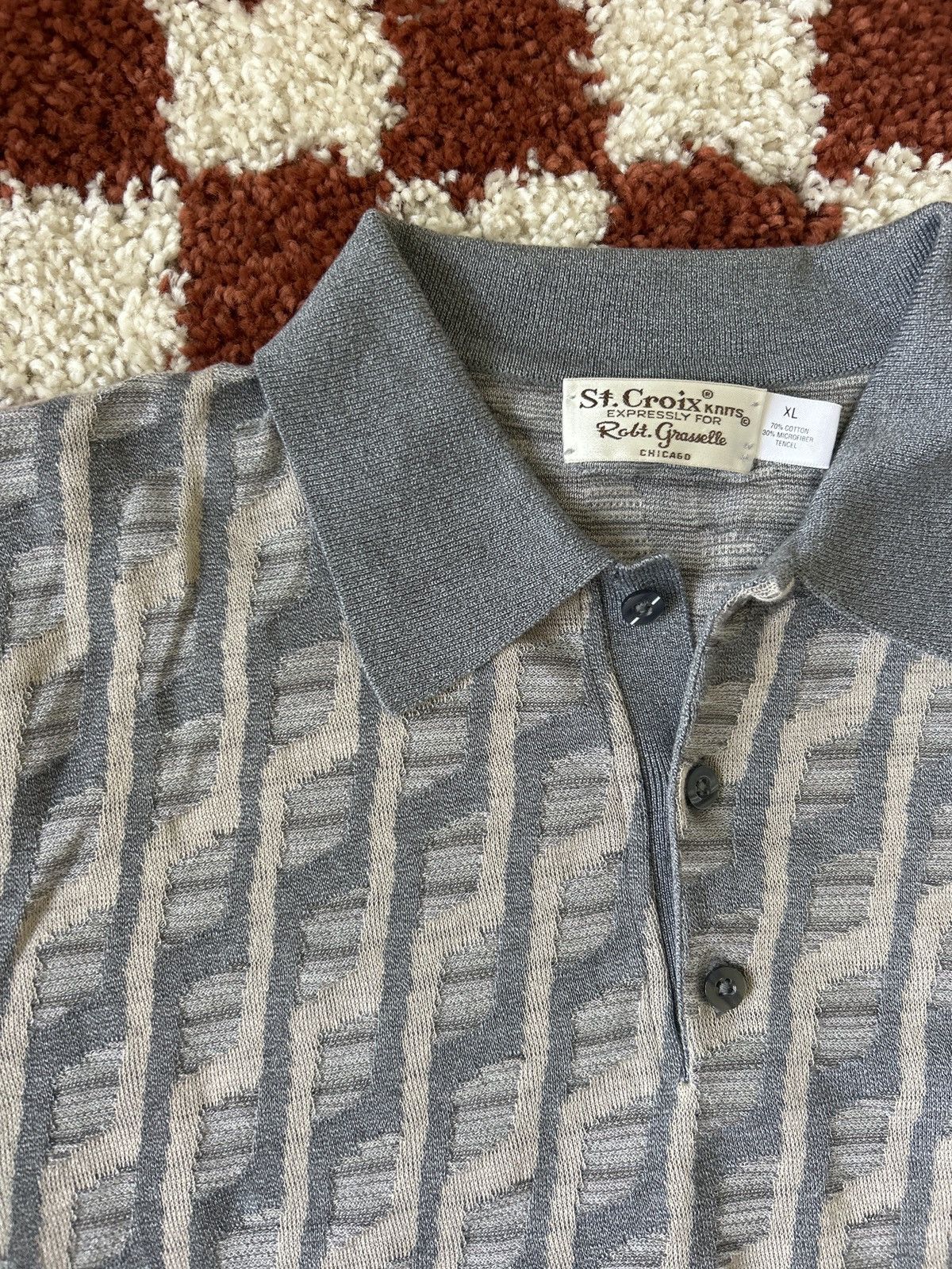Vintage Vintage Knit Polo Size US XL / EU 56 / 4 - 2 Thumbnail