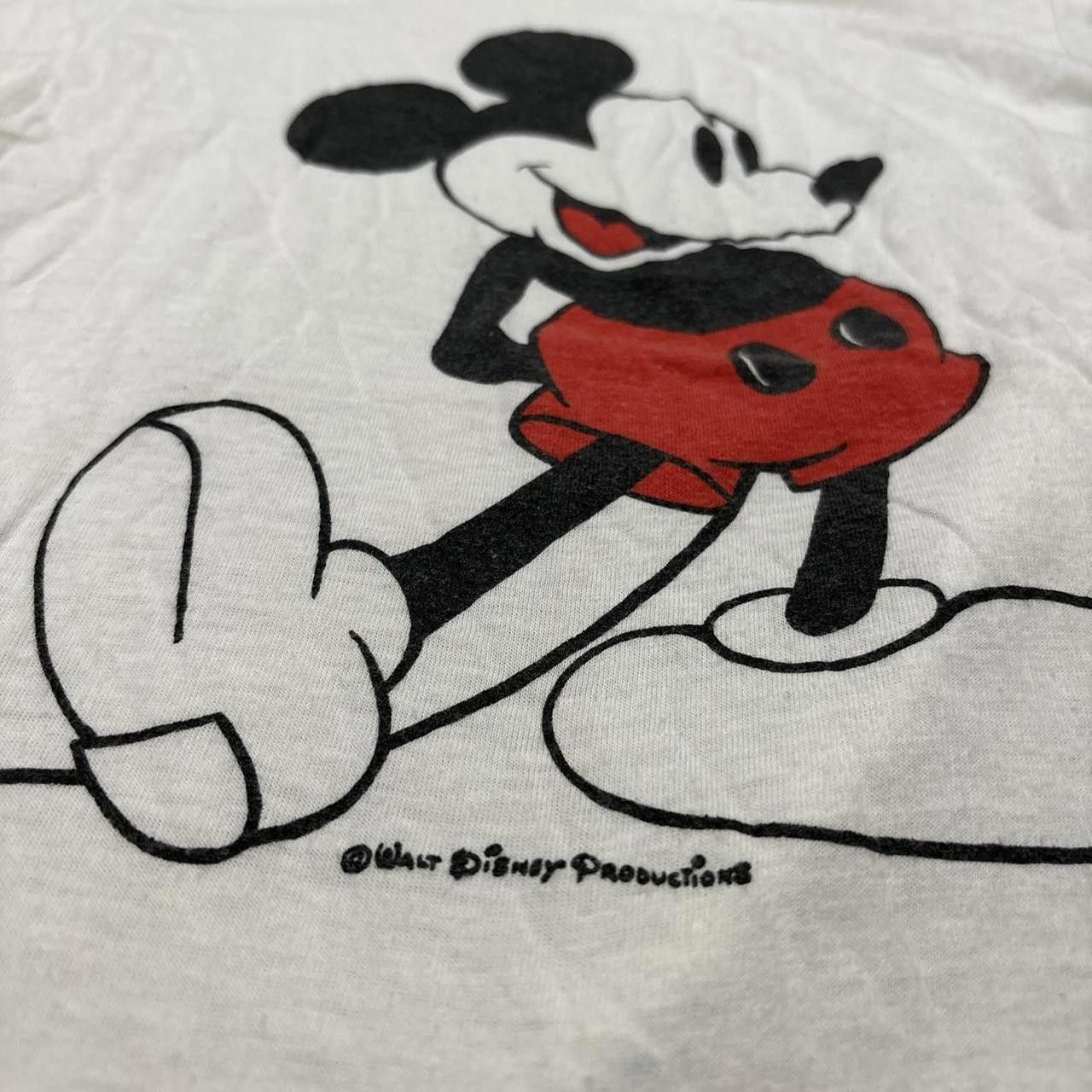 Disney vintage Mickey Mouse ringer t shirt 70s XS Size US XS / EU 42 / 0 - 4 Thumbnail