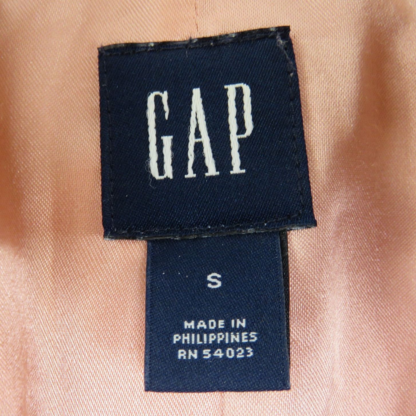 Gap 90s Vintage GAP Pink Tweed Blazer Peacoat Jacket Small Size S / US 4 / IT 40 - 3 Thumbnail