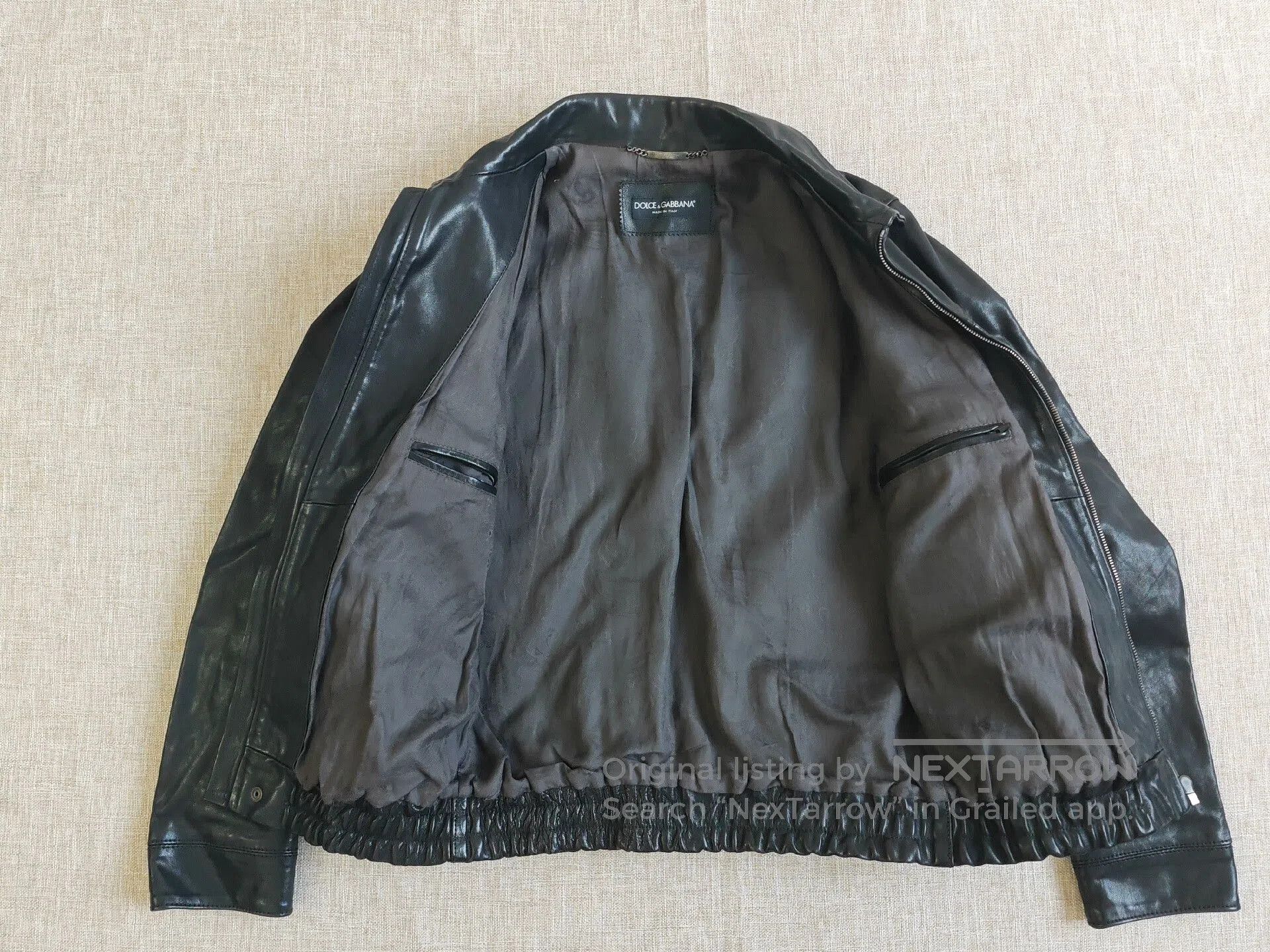 Dolce & Gabbana Dolce&Gabbana Men's Leather Jacket. Size US S / EU 44-46 / 1 - 6 Thumbnail