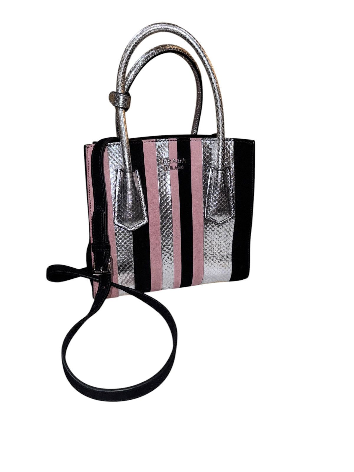 Prada Prada Camoscio Ayers 2 Way Tote, Dust Bag Size ONE SIZE - 1 Thumbnail
