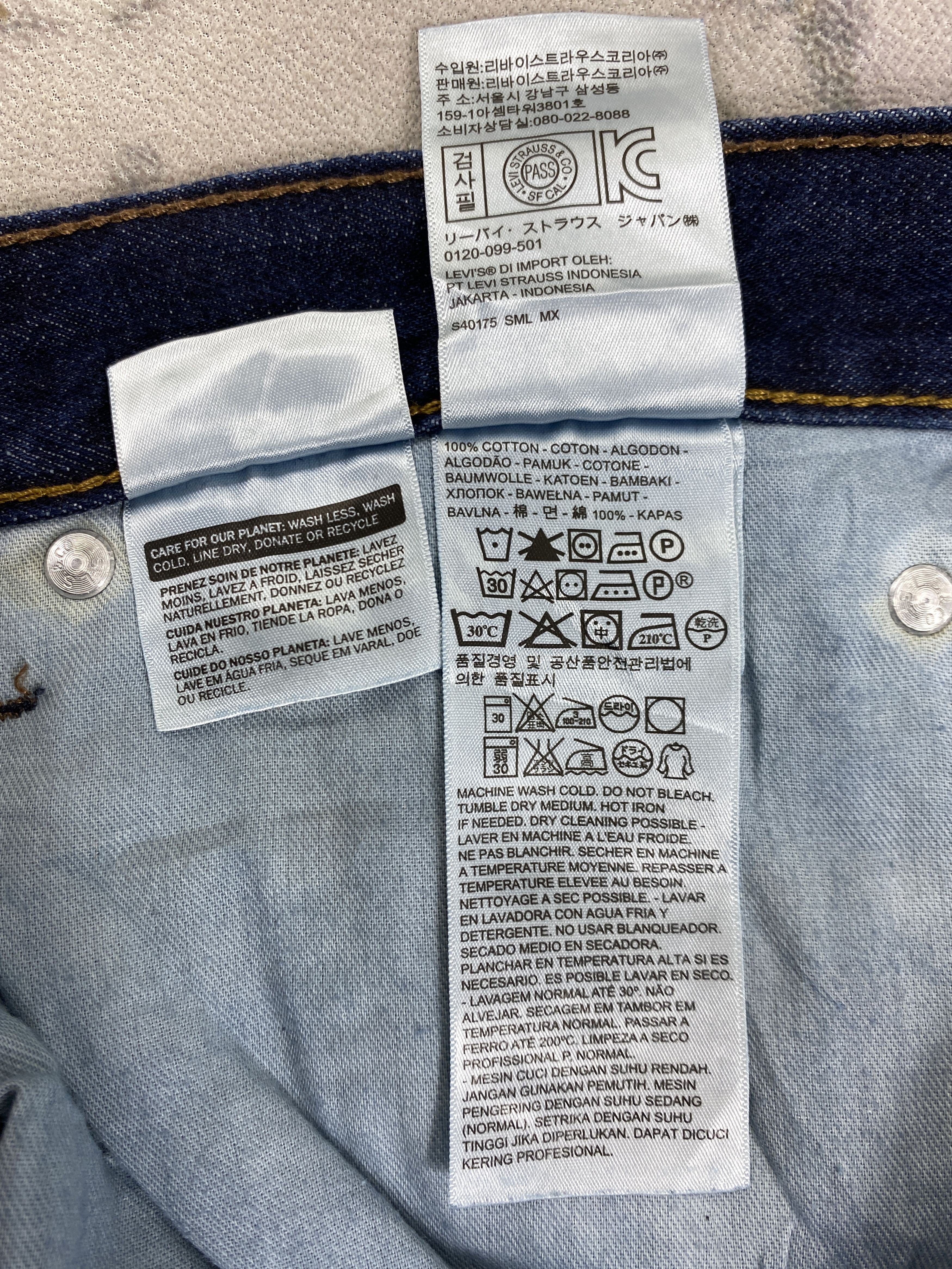 Levi's Vintage Levi's 514 Dark Blue 37 x 33.5 Denim -JN298 Size US 37 - 10 Thumbnail