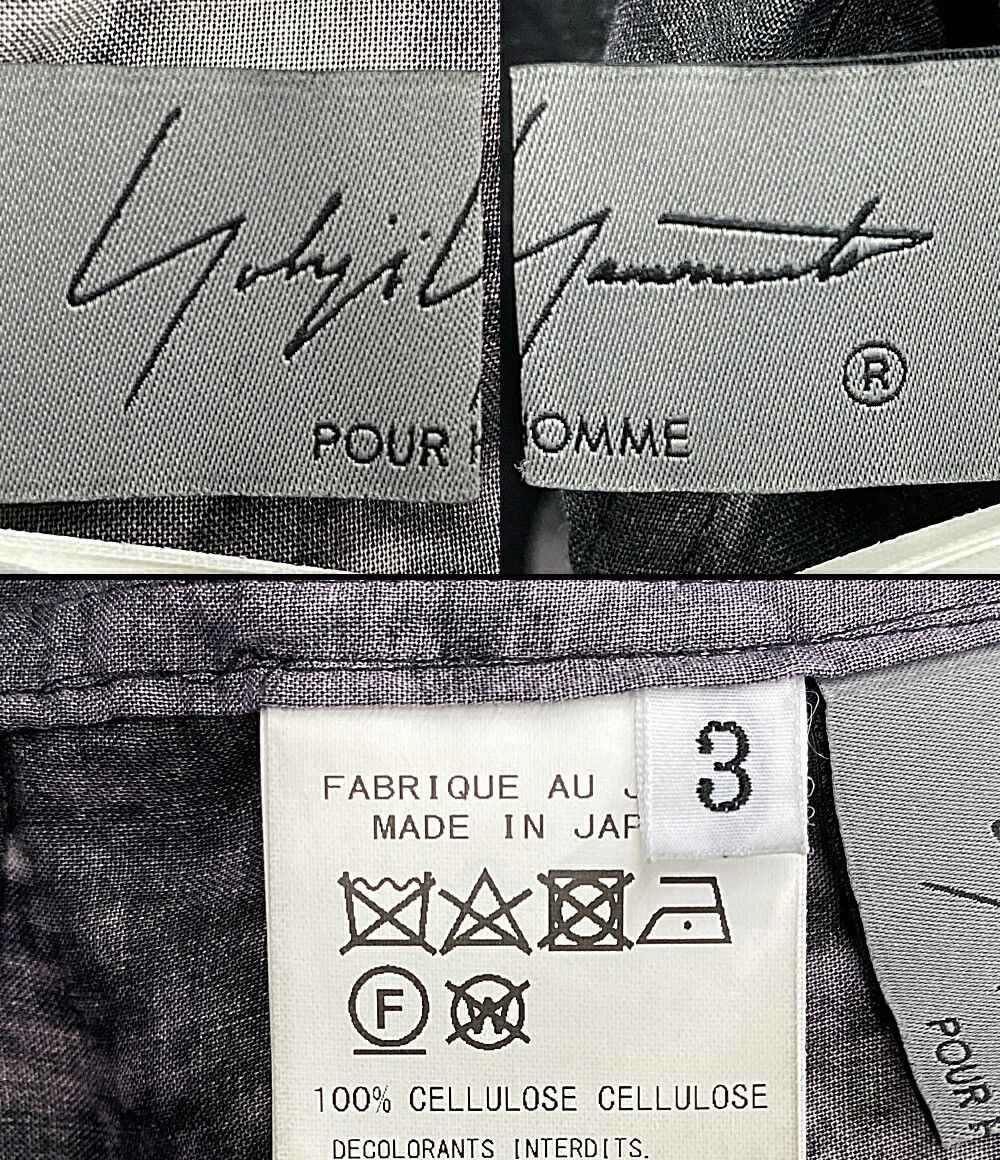 Yohji Yamamoto Yohji Yamamoto POUR HOMME GUSSET B 24SS Long Sleeve Shirt Size US L / EU 52-54 / 3 - 3 Thumbnail