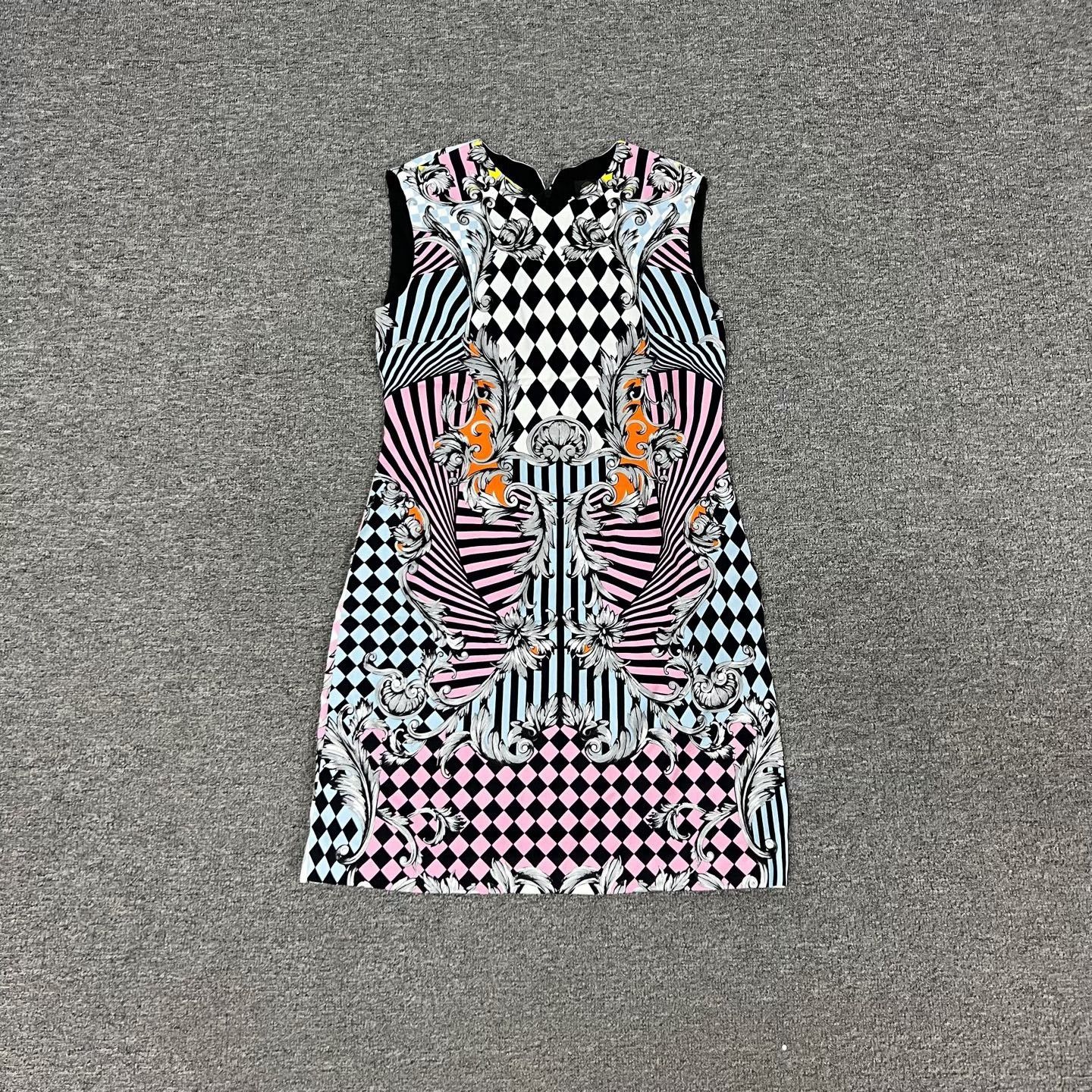 Versace Versace Colorblock Sleeveless Dress Size S / US 4 / IT 40 - 1 Thumbnail