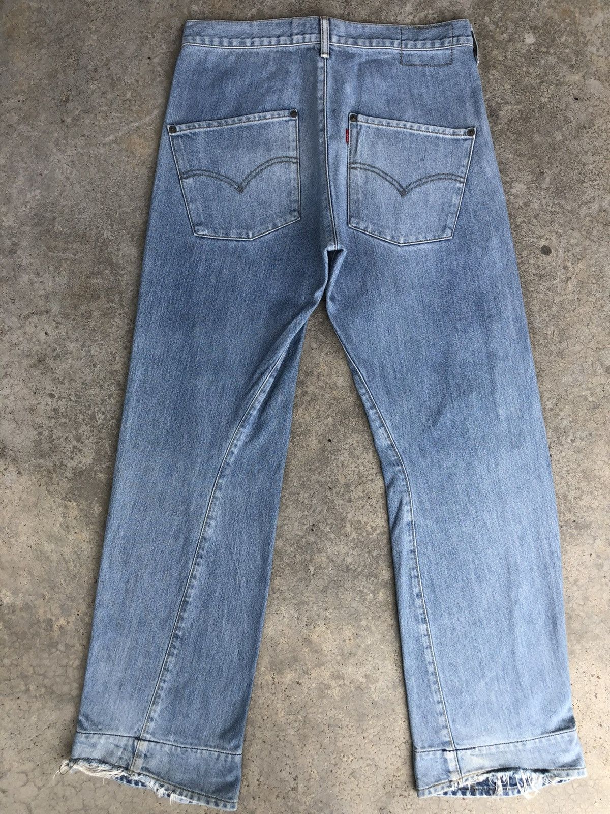 Levi's Levis Engineered Jeans Distressed Denim Size US 32 / EU 48 - 1 Thumbnail
