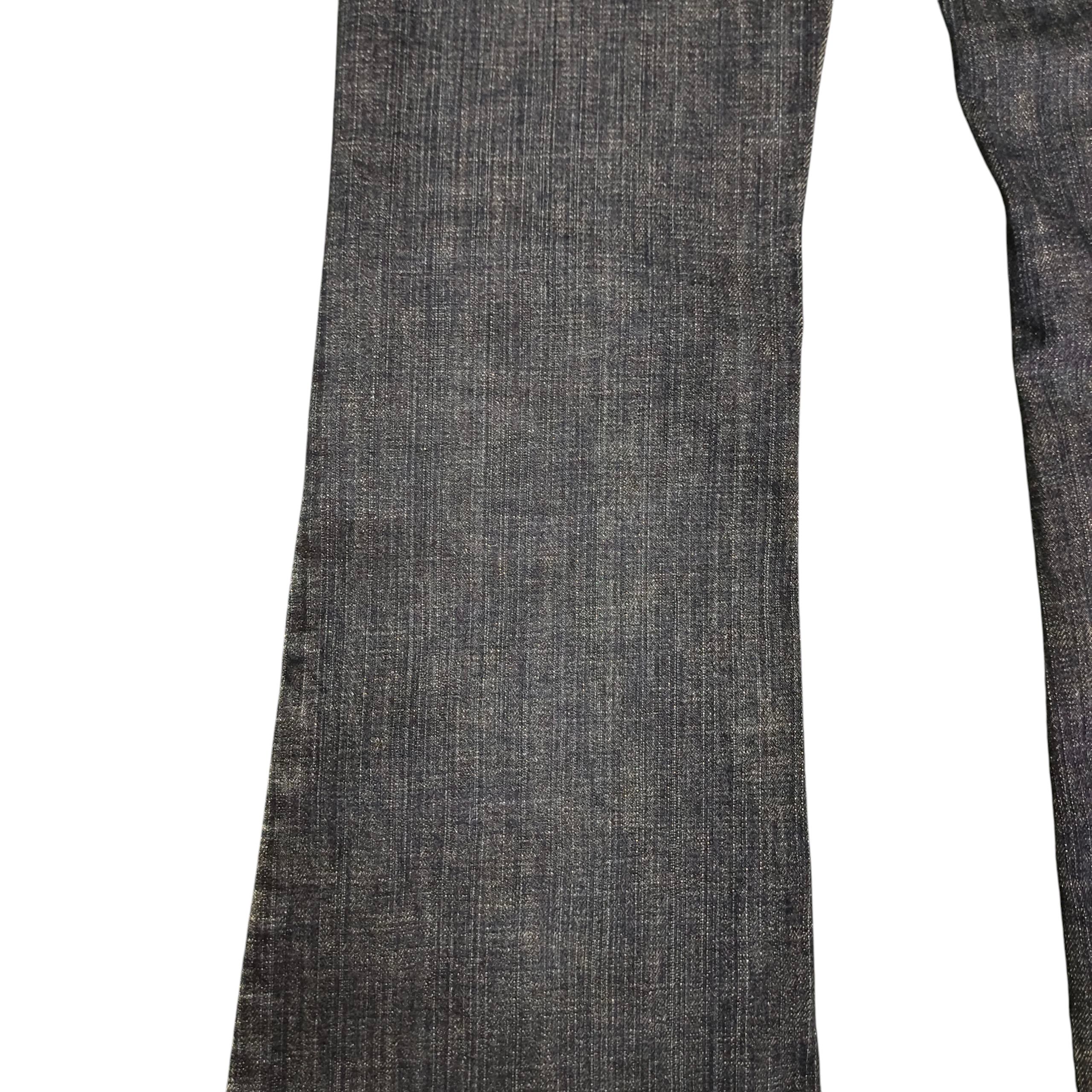 If Six Was Nine Flare Jeans Alpha Cubic Tribal Embroider Distress Bootcut Size US 30 / EU 46 - 5 Thumbnail