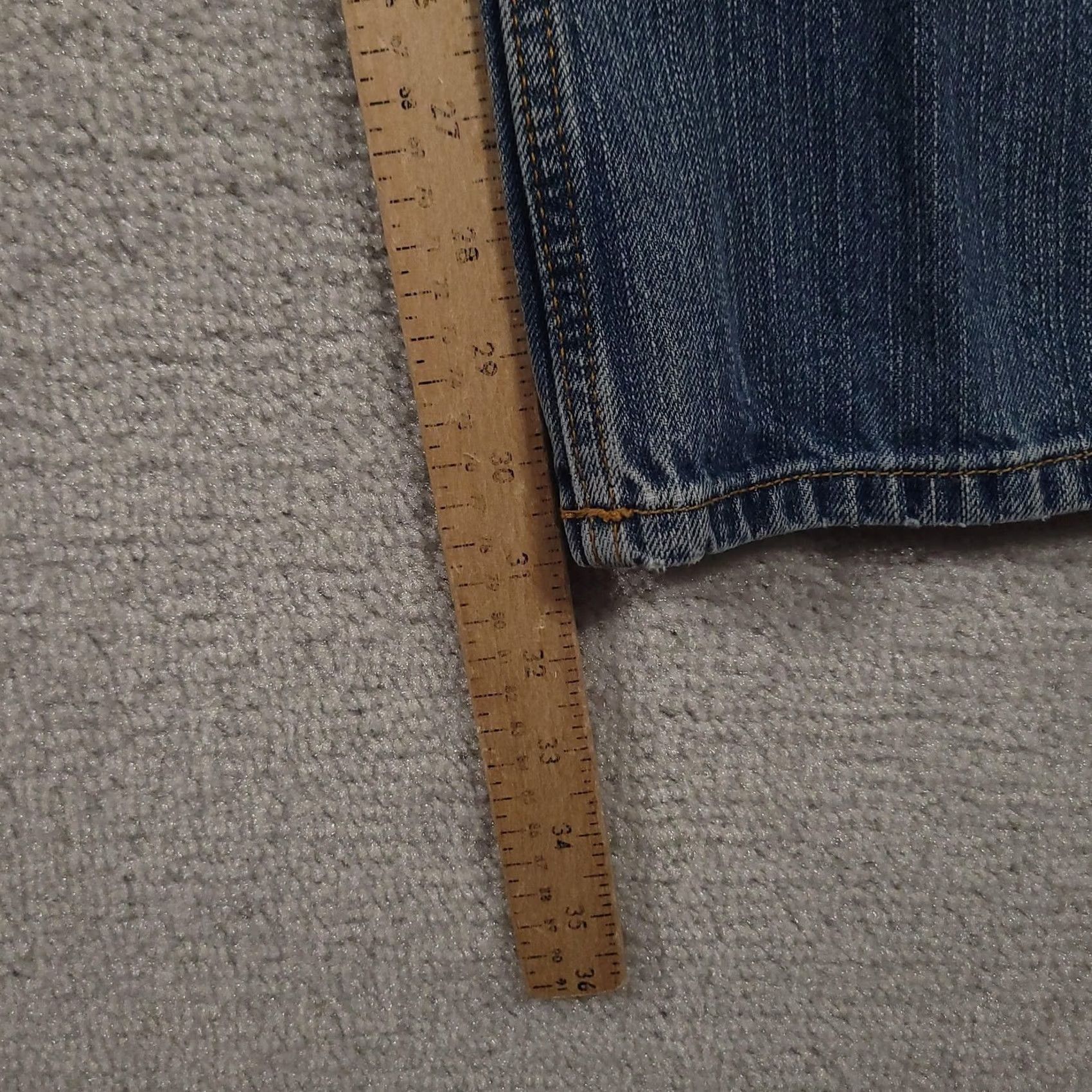 Express Express Jeans Womens 8 Blue Denim Bootcut Mid Rise Precision Fit R&D Patch Logo Shirt/Jeans Womens Medium Blue 90s/2000s Style Size 30" / US 8 / IT 44 - 5 Thumbnail