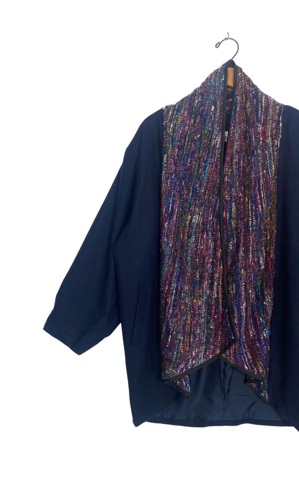 Japanese Brand Rare‼️ Vintage Arati Kimono Wool Coat Made in Japan Size XL / US 12-14 / IT 48-50 - 2 Thumbnail