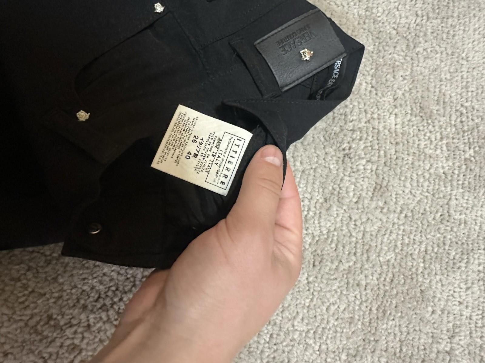 Versace Versace Jeans Couture Flared Jeans - black Sz 26/40 Size 26" / US 2 / IT 38 - 6 Thumbnail