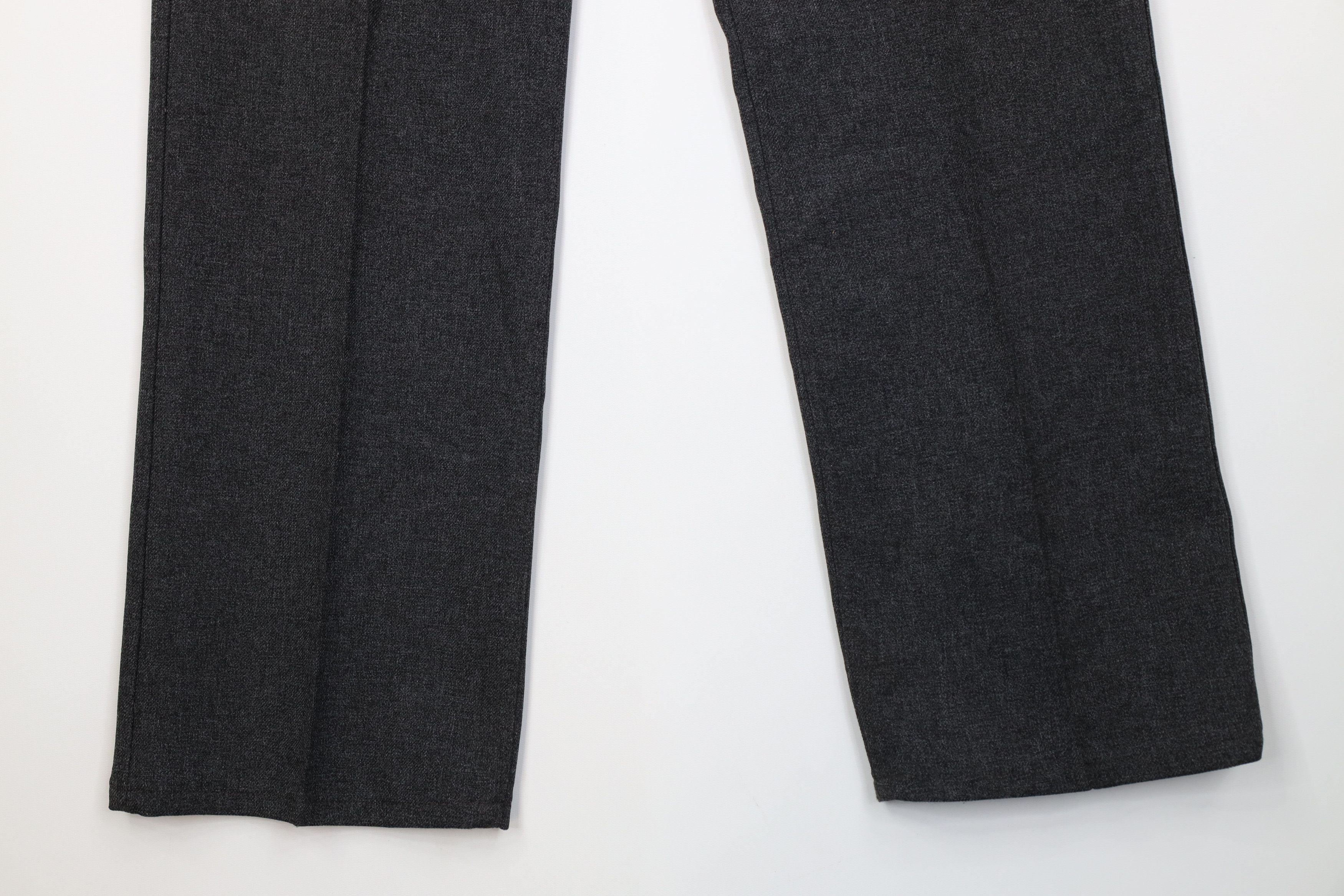 Levi's Vintage 90s Levis Knit Flared Wide Leg Chino Pants Gray USA Size US 38 / EU 54 - 4 Thumbnail