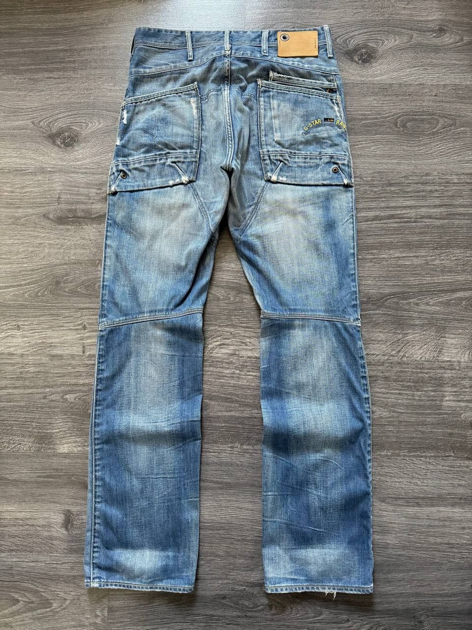 G-Star Y2K G-Star Raw Jack Loose Tapered Distressed Denim Jeans Size US 30 / EU 46 - 3 Thumbnail