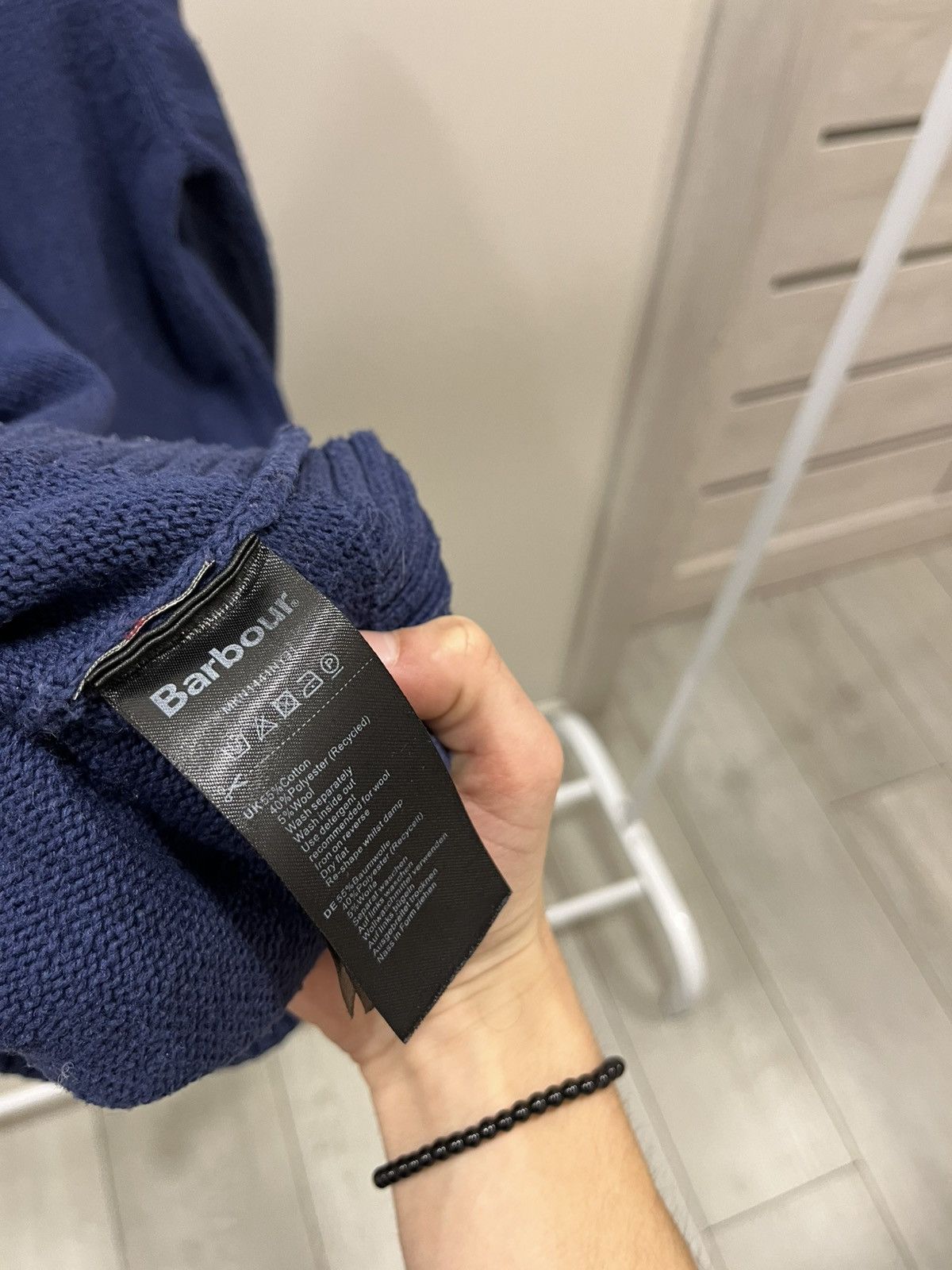 Barbour Barbour Sweater Knit Pullover Small Logo Dark Blue size L Size US L / EU 52-54 / 3 - 5 Thumbnail