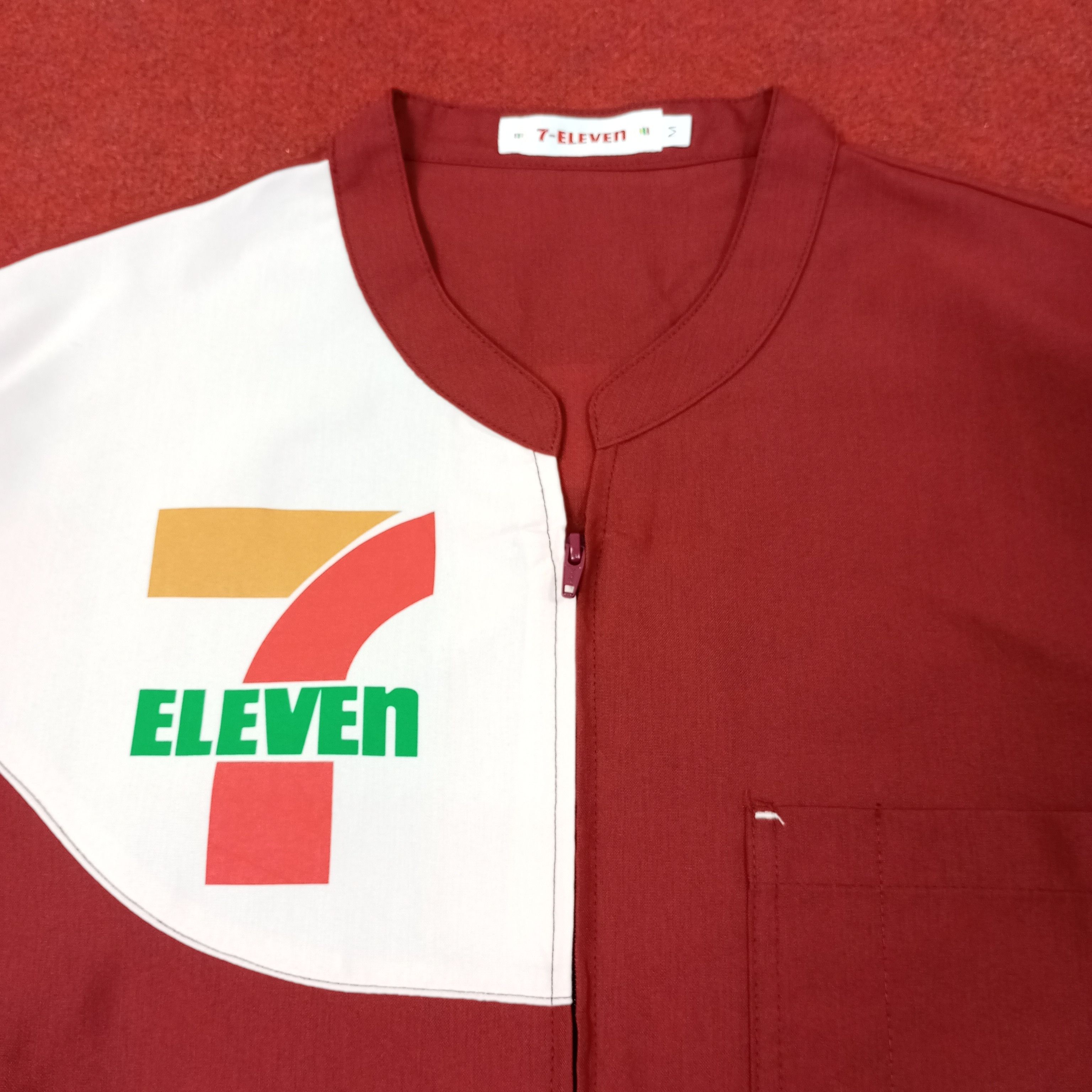 Vintage 7 Eleven Japanese Workers Workwear Jacket c249n25 Size US M / EU 48-50 / 2 - 2 Thumbnail