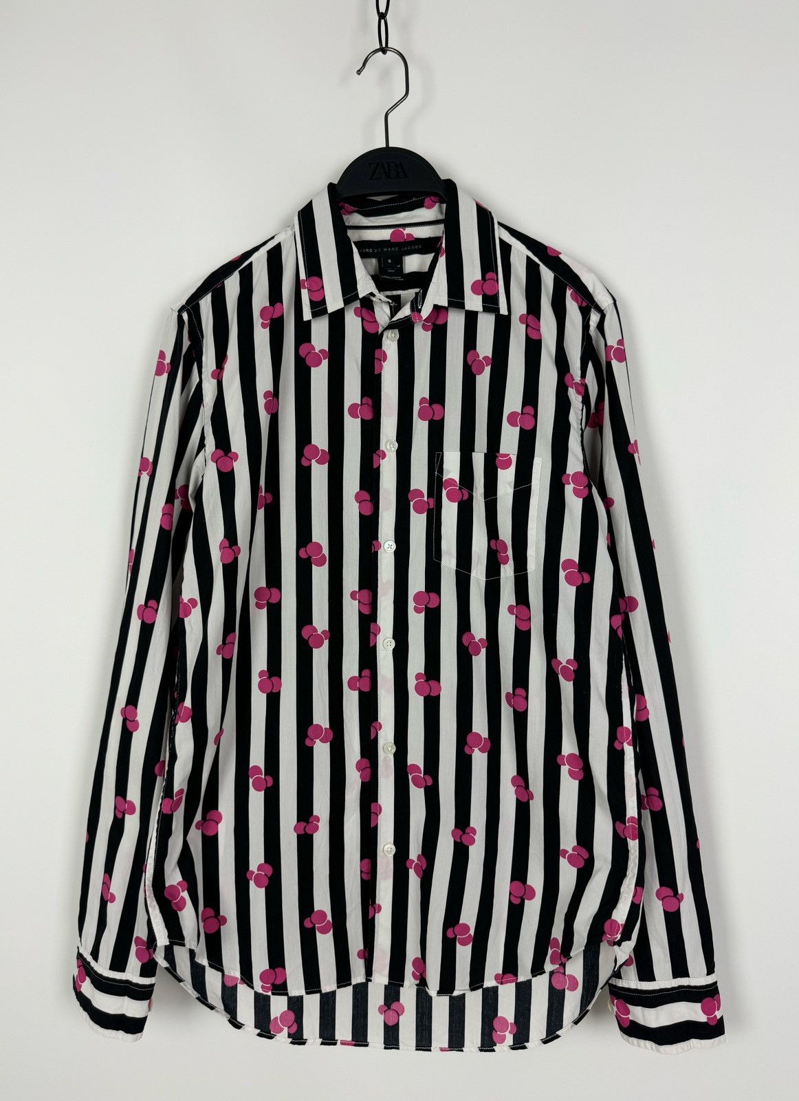 Marc by Marc Jacobs Marc by Marc Jacobs Striped Cherry Buttons Up Shirt Size US S / EU 44-46 / 1 - 1 Thumbnail
