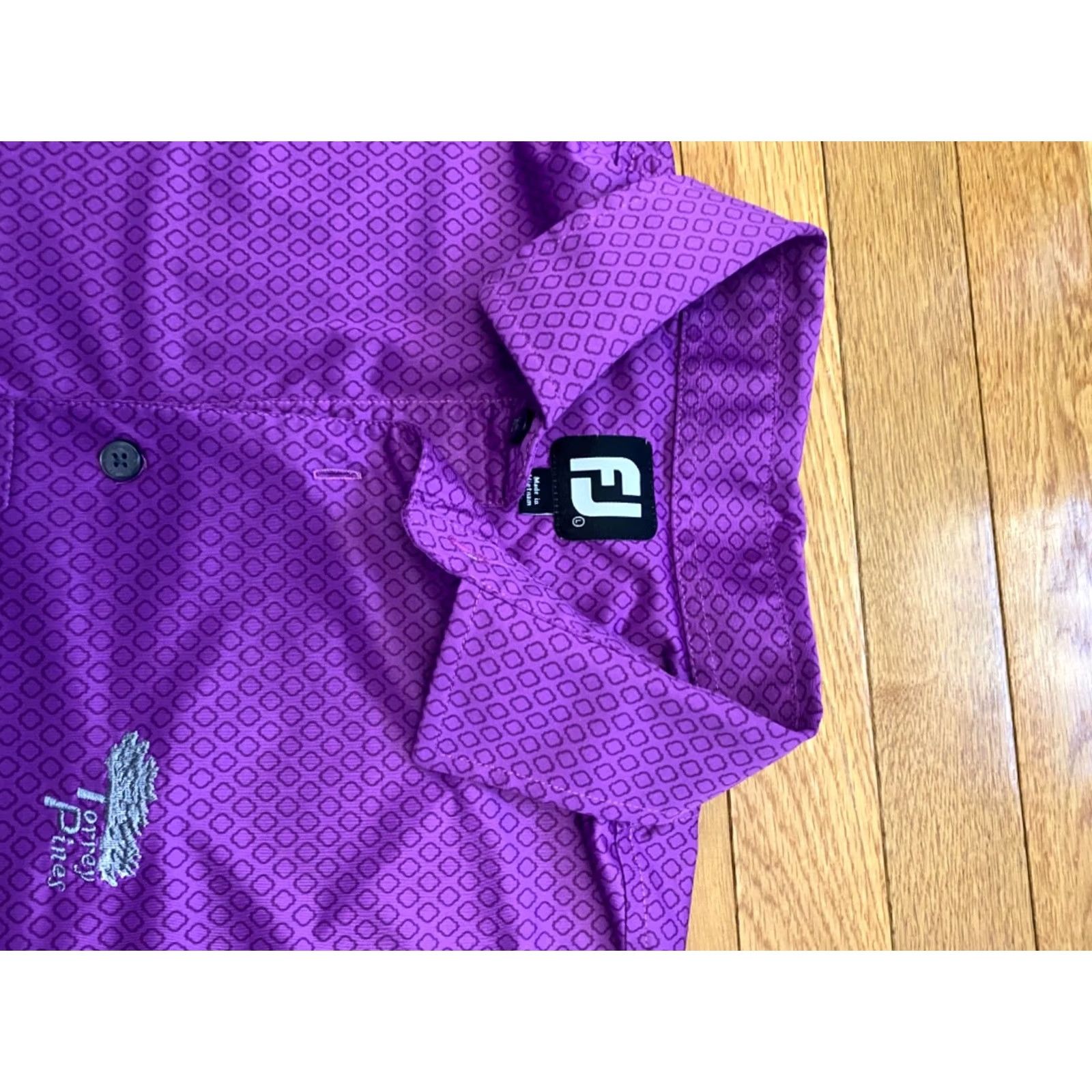 Footjoy FootJoy Polo Shirt Mens L Pink Diamonds California 121st U.S. Open Torrey Pines Embroidered Logo Short Sleeve Golf Regular Size US L / EU 52-54 / 3 - 4 Thumbnail