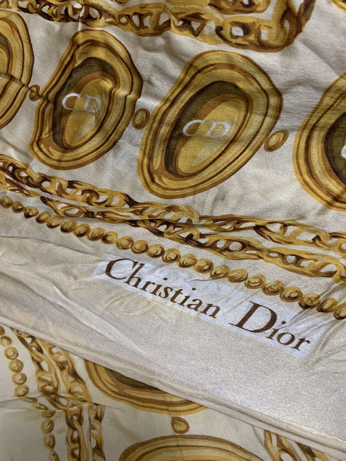 Christian Dior Monsieur Vintage Silk Handkerchief Christian Dior Size ONE SIZE - 6 Thumbnail