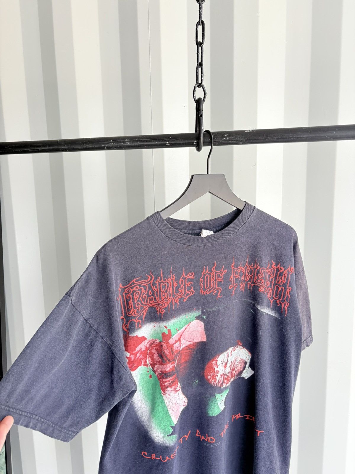 Band Tees Vintage Cradle Of Filth Priest Shirt GRUNGE Band Size US XL / EU 56 / 4 - 3 Thumbnail
