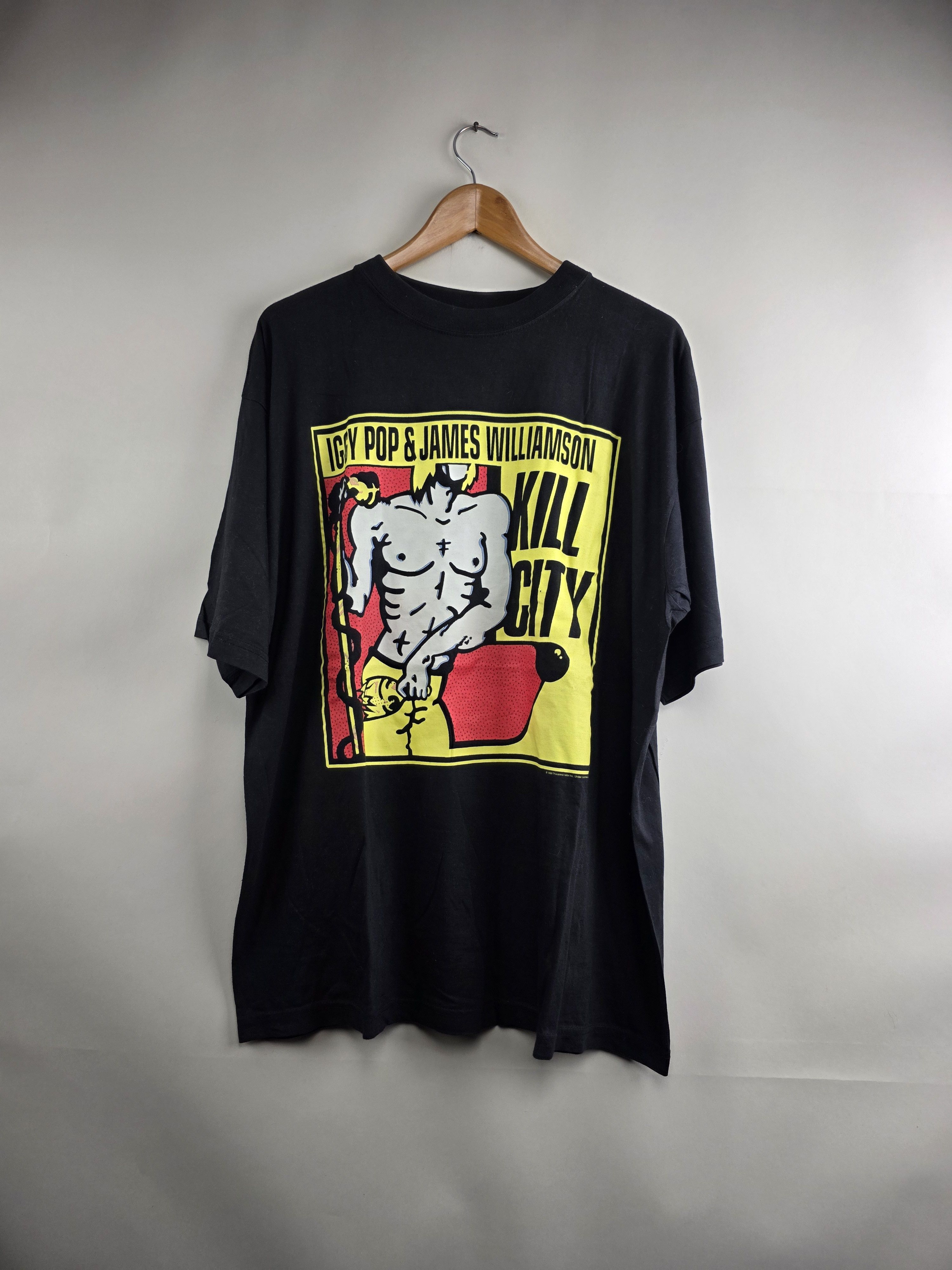 Band Tees × Iggy × Vintage 1999 Iggy Pop & James Williamson Kill City XL 24" 30" Size US XL / EU 56 / 4 - 7 Thumbnail