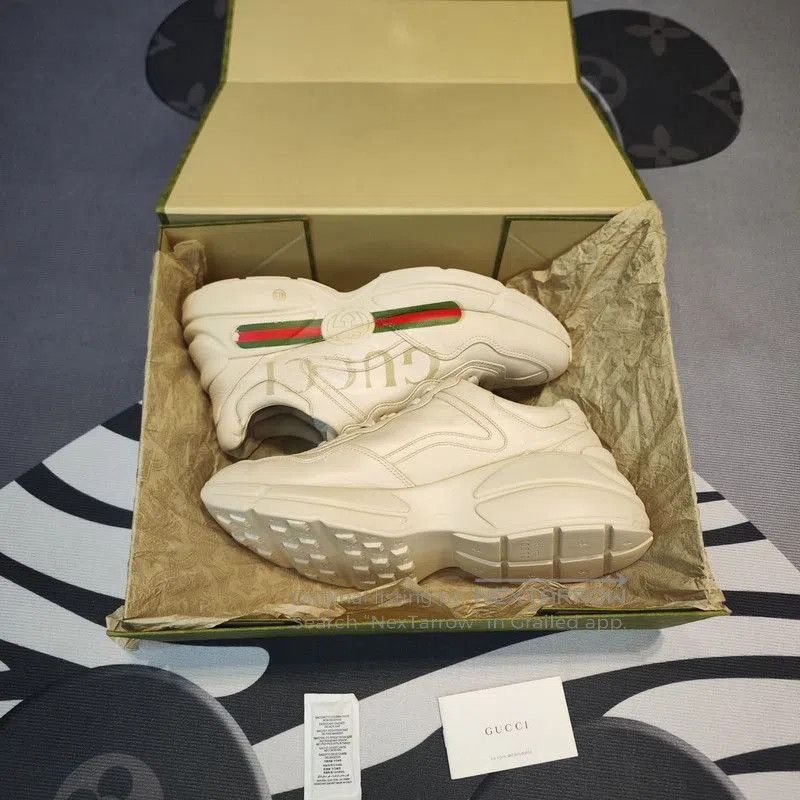 Gucci Gucci Rhyton Logo Low. Size US 8 / EU 41 - 9 Thumbnail