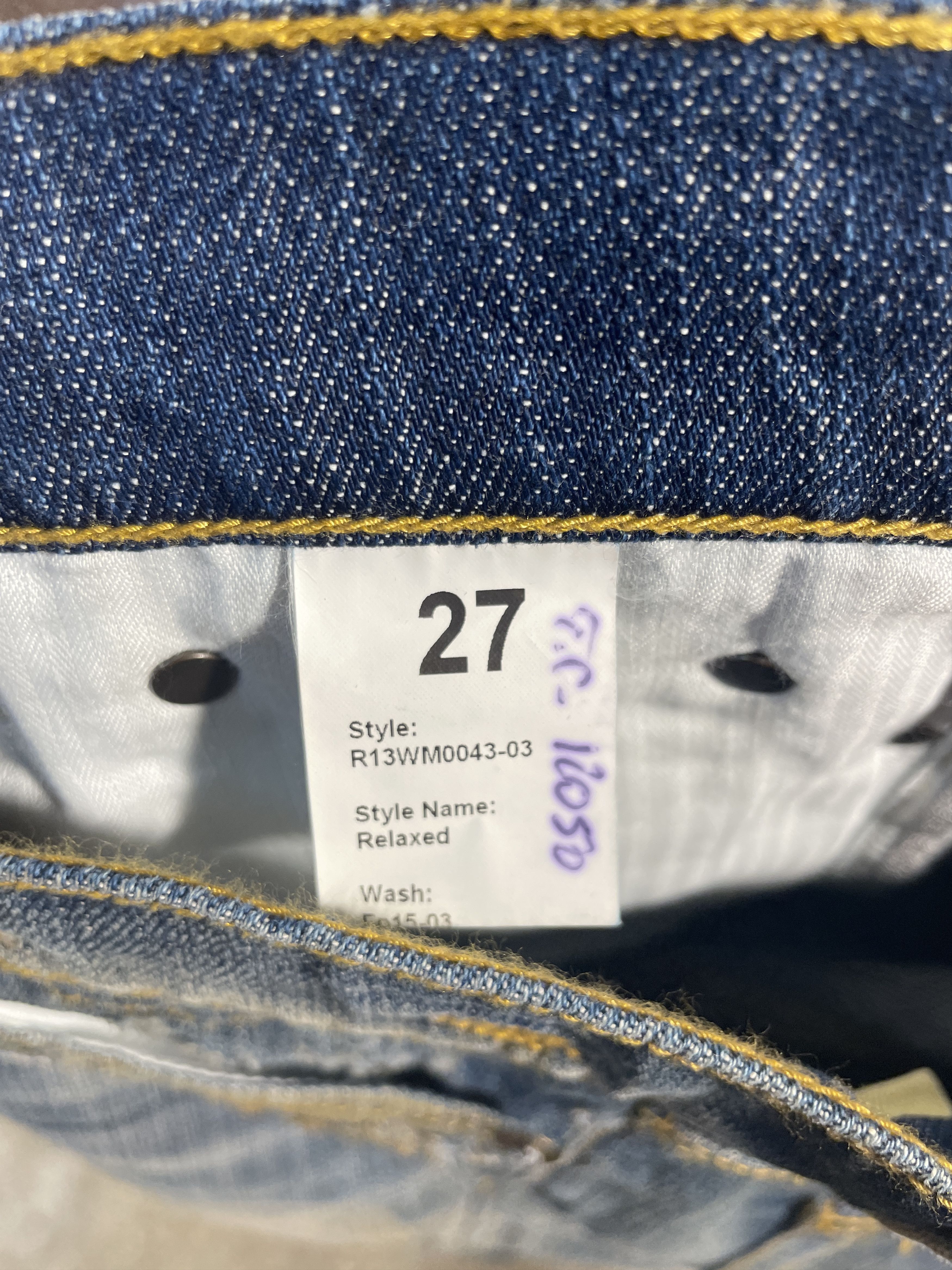 Designer × R13 R13 Relaxed Jeans Size 27" / US 4 / IT 40 - 3 Thumbnail