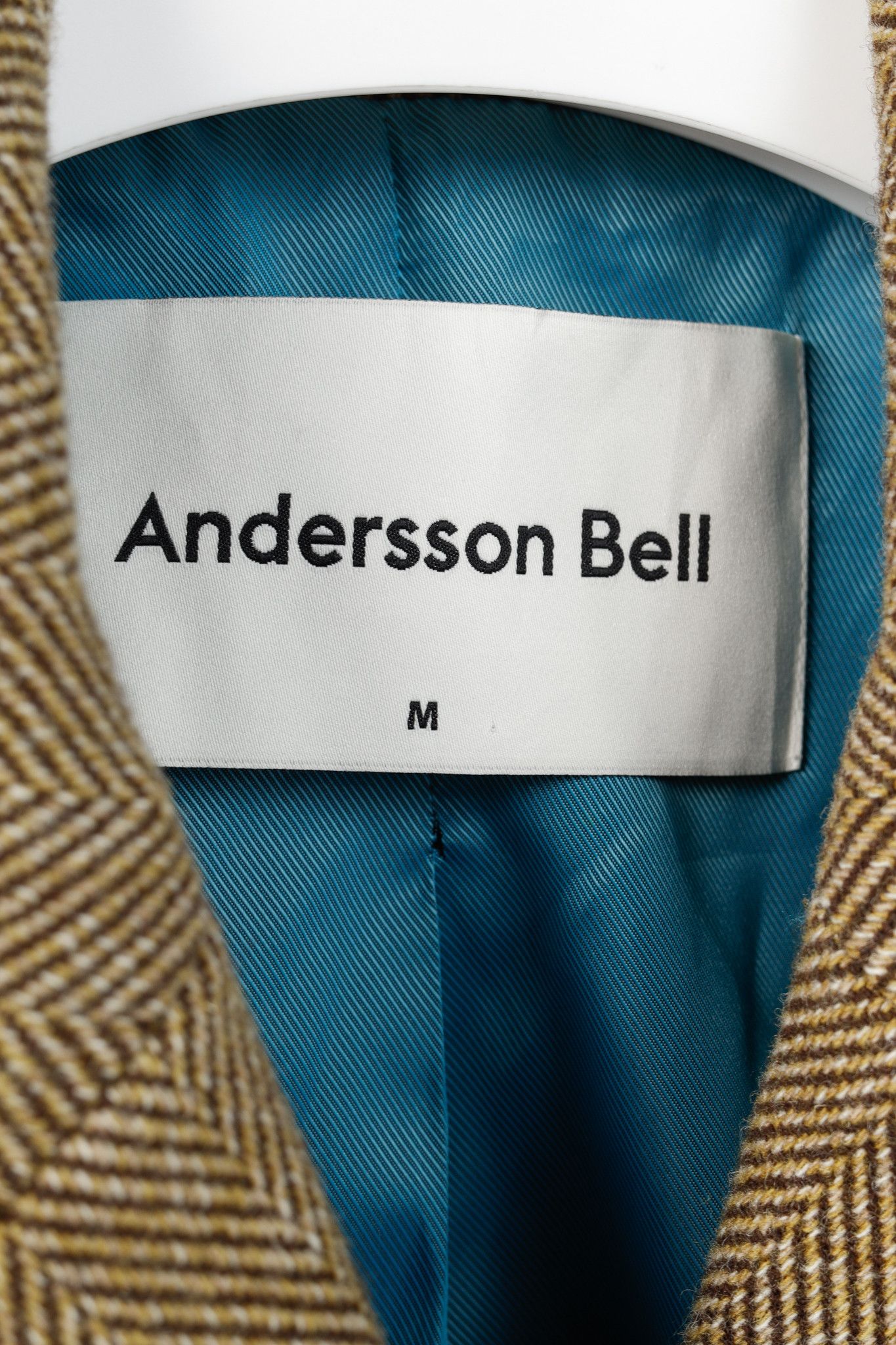 Andersson Bell Andersson Bell Chloe Brown Herringbone Back Pleats Coat Size M / US 6-8 / IT 42-44 - 4 Thumbnail