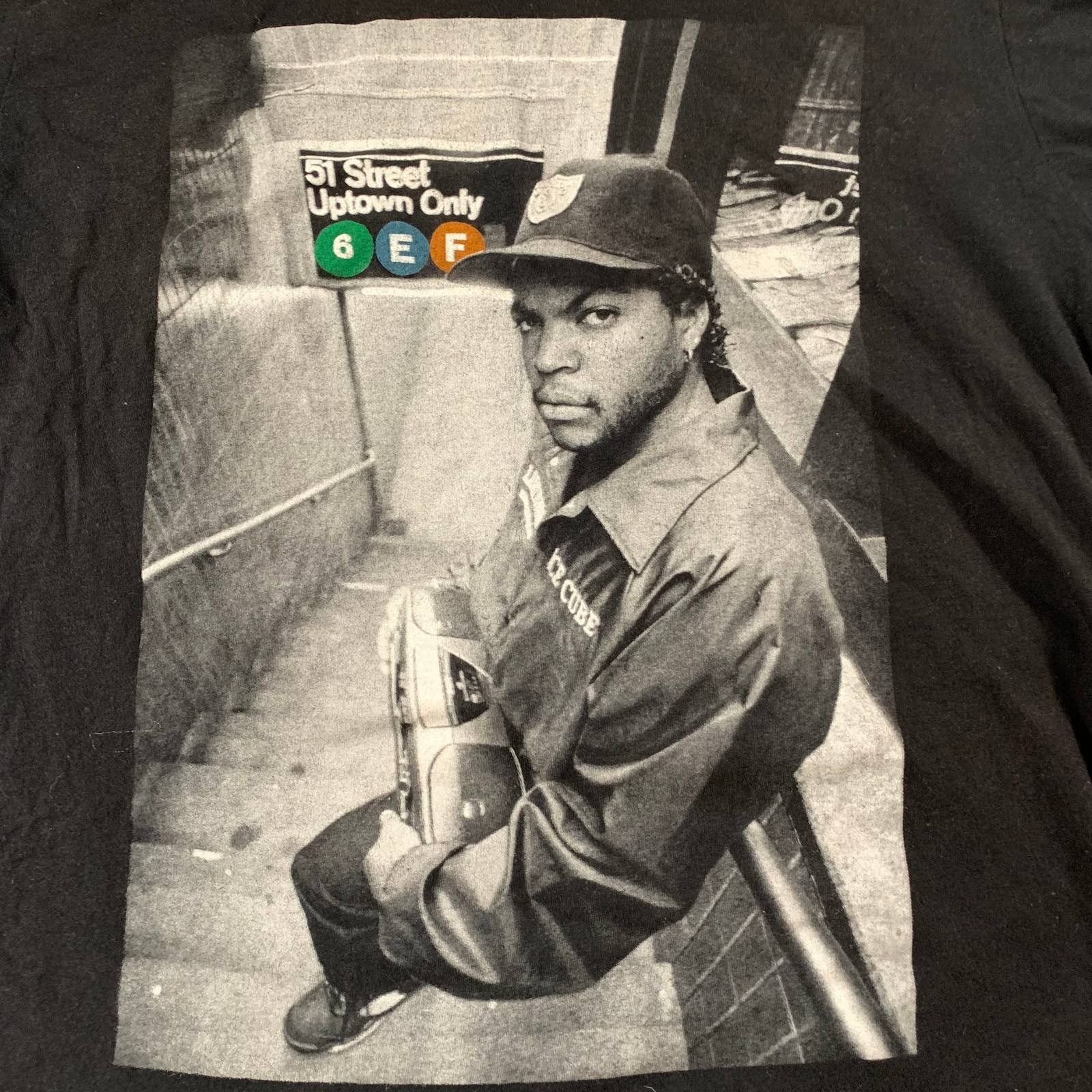 Other Ice Cube Shirt Women Medium Black Short Sleeve Size M / US 6-8 / IT 42-44 - 4 Thumbnail