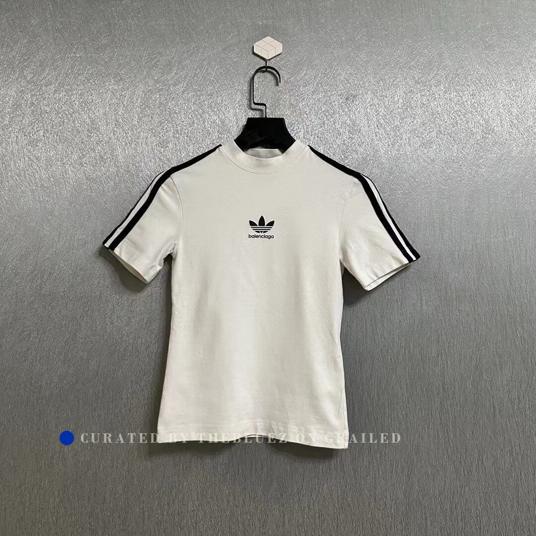 Balenciaga Balenciaga Adidas Short-Sleeve Top Size XS / US 0-2 / IT 36-38 - 1 Thumbnail