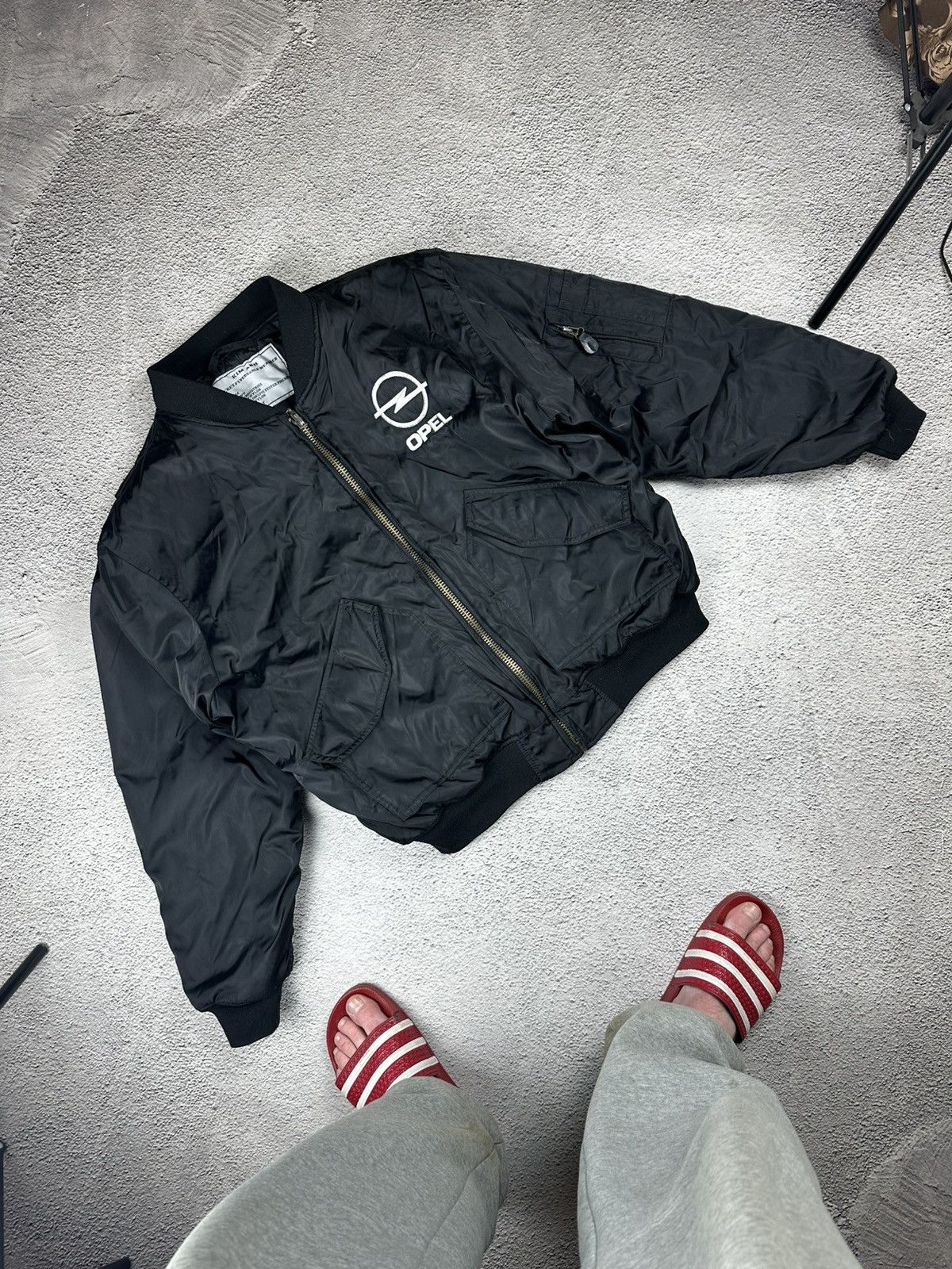 Other VTG Opel Nylon Bomber Kim Anh Flyer’s Type MA-1 Jacket Size US M / EU 48-50 / 2 - 2 Thumbnail