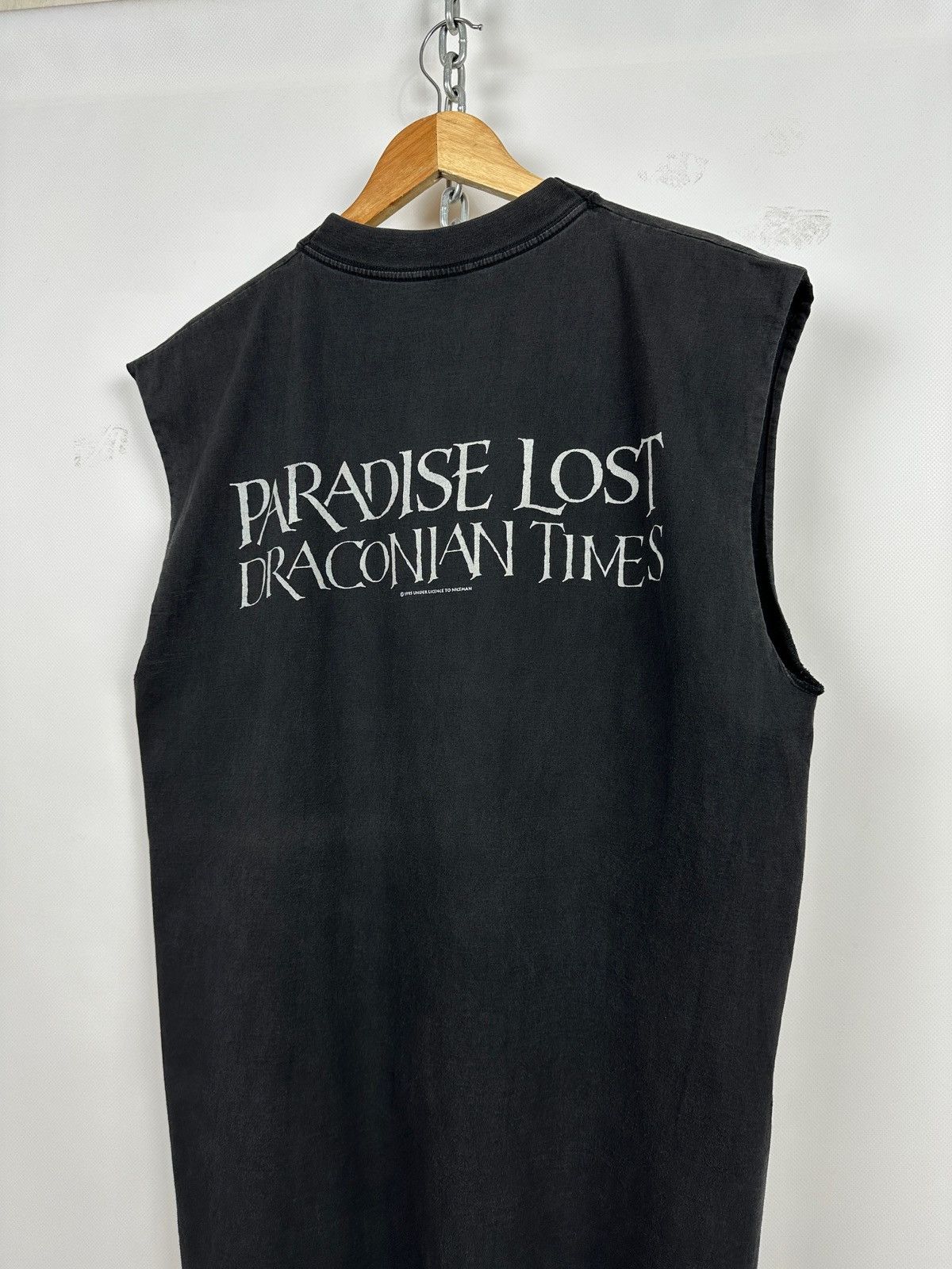 Band Tees 1995 Vintage Paradise Lost Draconian Times Sleeveless Size US L / EU 52-54 / 3 - 4 Thumbnail