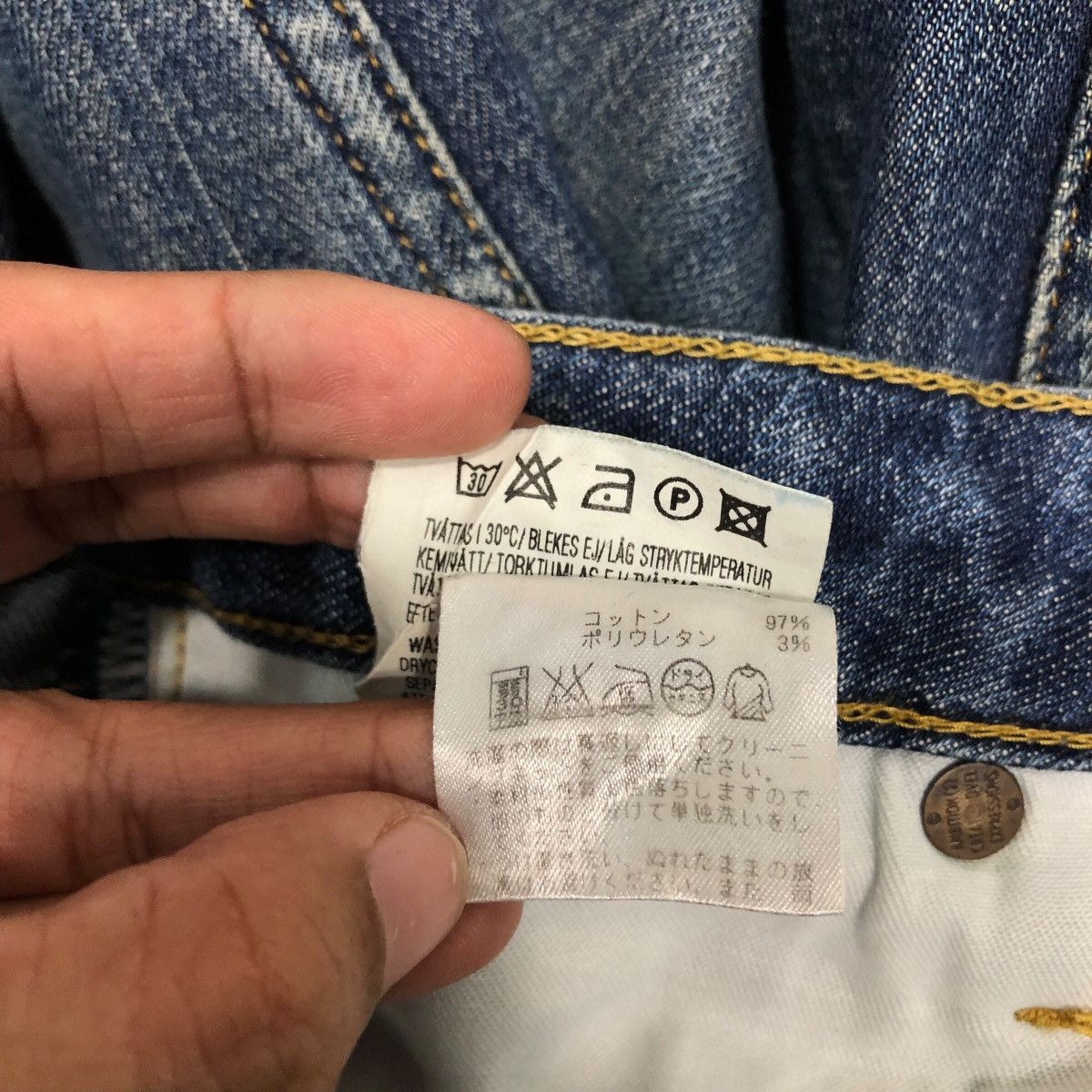 Acne Studios Acne Studios Iconic Swedish Slim Jeans Size 28" / US 6 / IT 42 - 24 Thumbnail