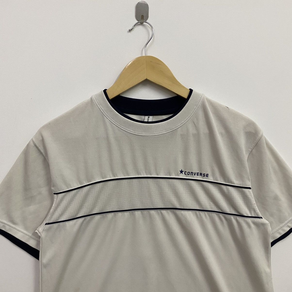 Converse Converse White Shirt Streetwear Size US M / EU 48-50 / 2 - 2 Thumbnail
