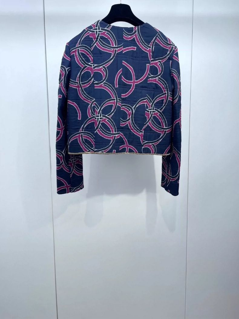 Chanel Chanel 23S show graffiti big logo jacket 2504-Nextarrow Size S / US 4 / IT 40 - 2 Thumbnail