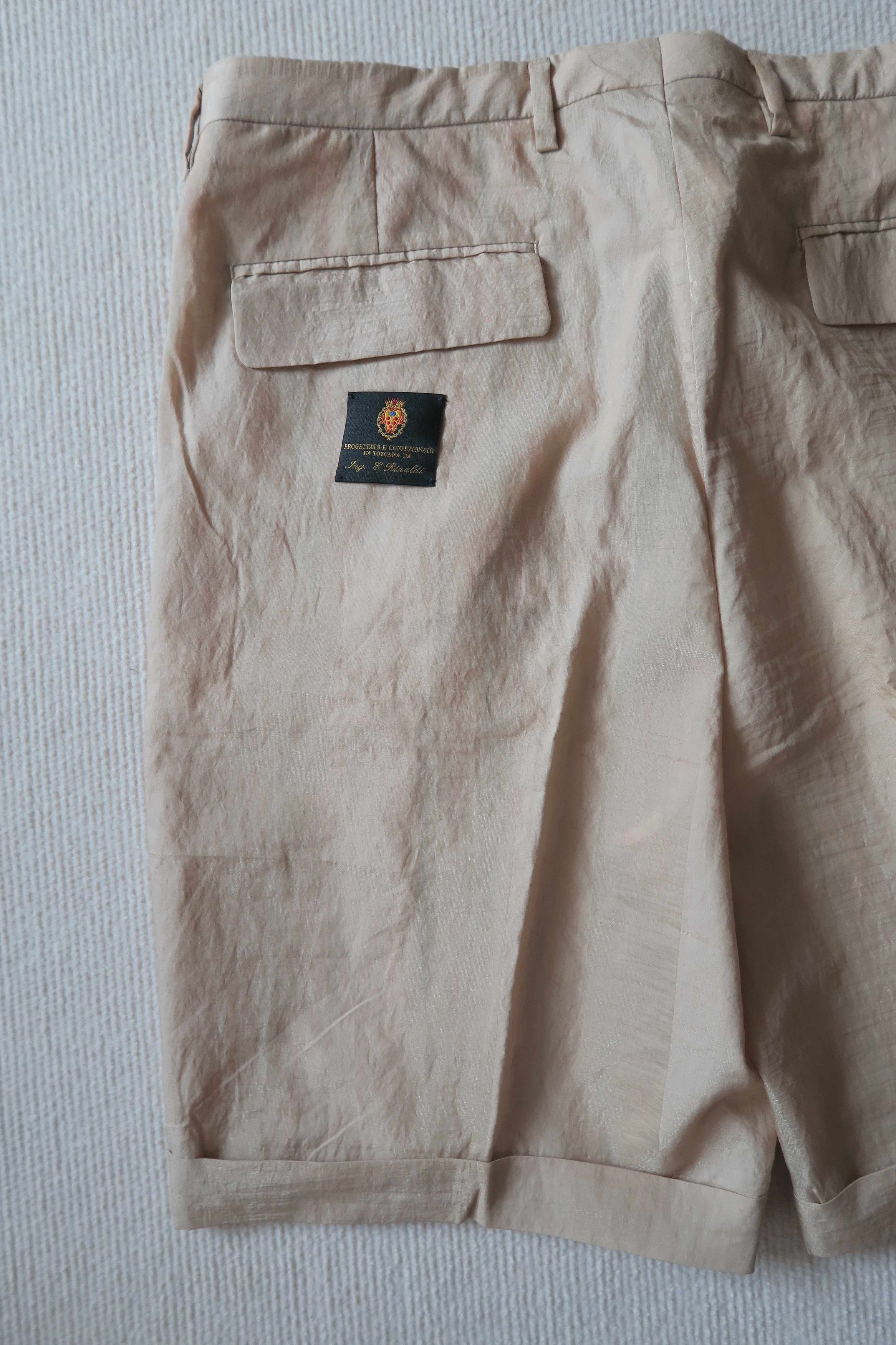 Emiliano Rinaldi Emiliano Rinaldi Italy “Paoi Groom” Two-Tone Tailored Shorts Size US 36 / EU 52 - 12 Thumbnail