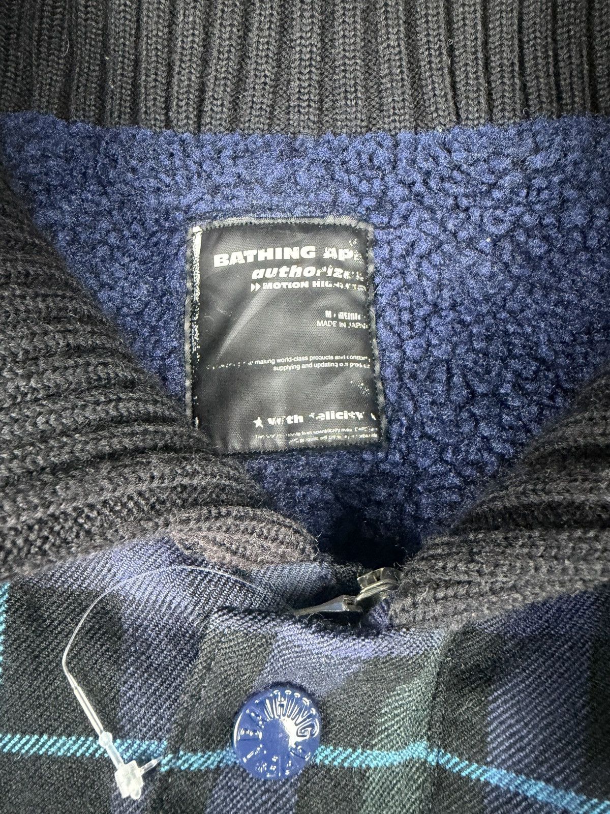 Bape 90s Bathing Ape Tartan Check Wool Jacket Size US M / EU 48-50 / 2 - 5 Thumbnail