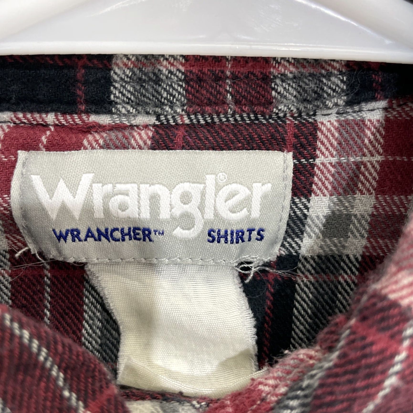 Wrangler Wrangler Shirt Mens Large Flannel Red Plaid Pearl Snap Western Rancher Size US L / EU 52-54 / 3 - 2 Thumbnail