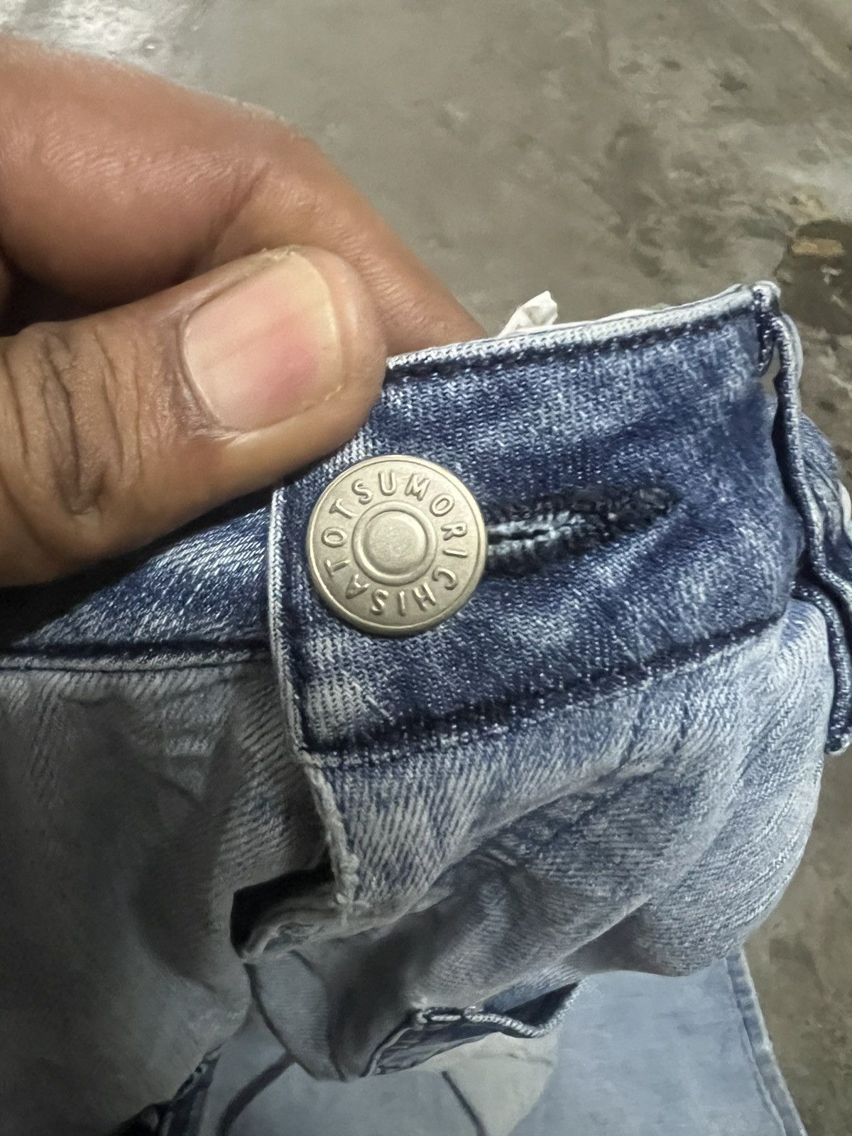 Designer × Issey Miyake TSUMORI CHISATO DOUBLE POCKET DISTRESSED DENIM PANT Size US 28 / EU 44 - 13 Thumbnail