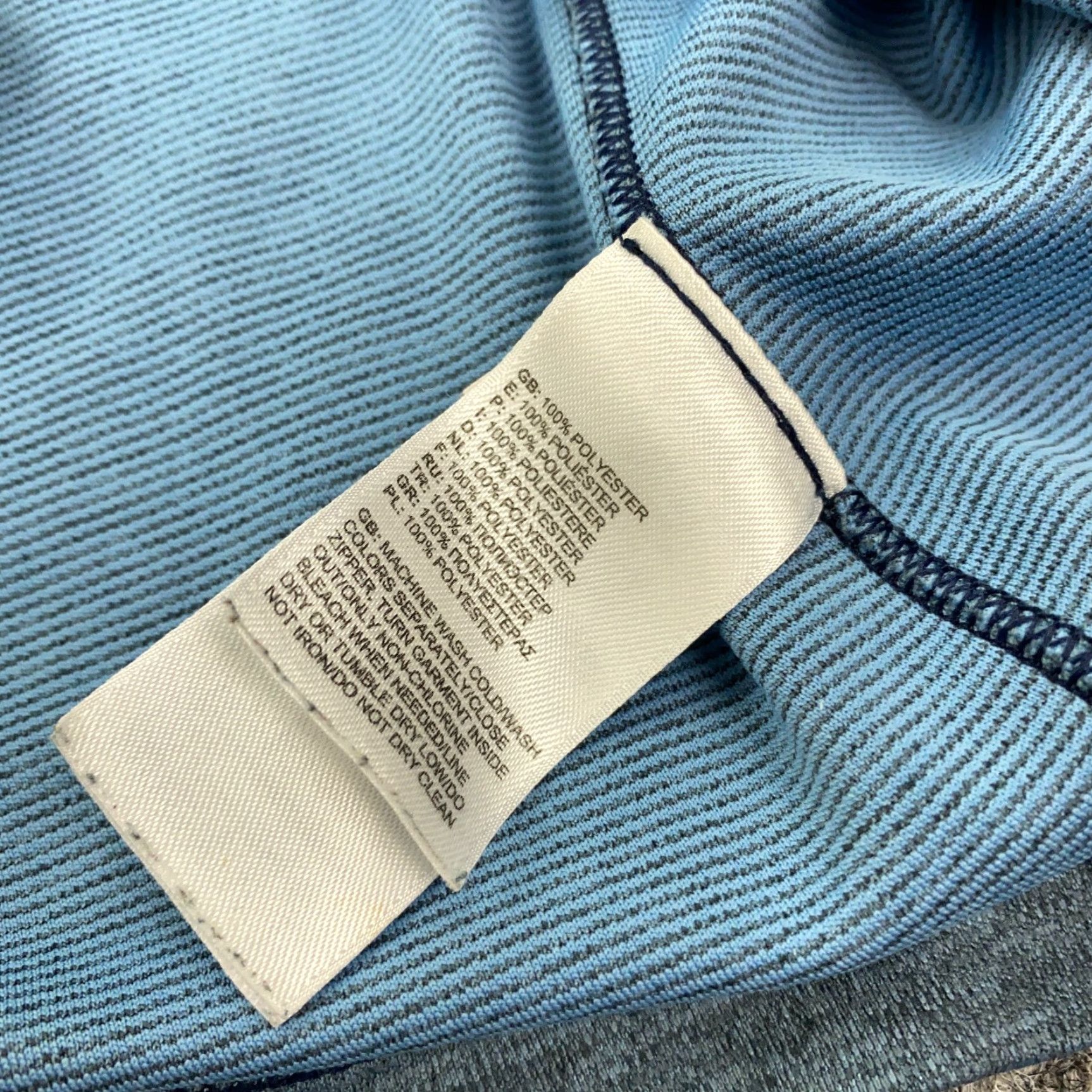 The North Face The North Face Shirt Mens Large Blue 1/4 Zip Pullover Flash Dry Mock Neck Activewear Regular Fit Long Sleeve Size US L / EU 52-54 / 3 - 6 Thumbnail