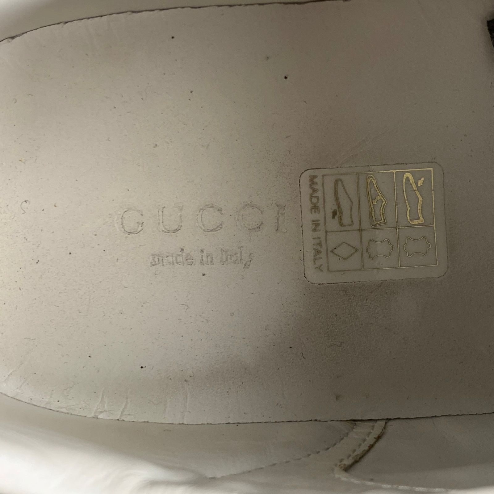 Gucci GUCCI 10 White Green & Red Leather Ribbon Low Top Sneakers Size US 10 / IT 40 - 8 Thumbnail